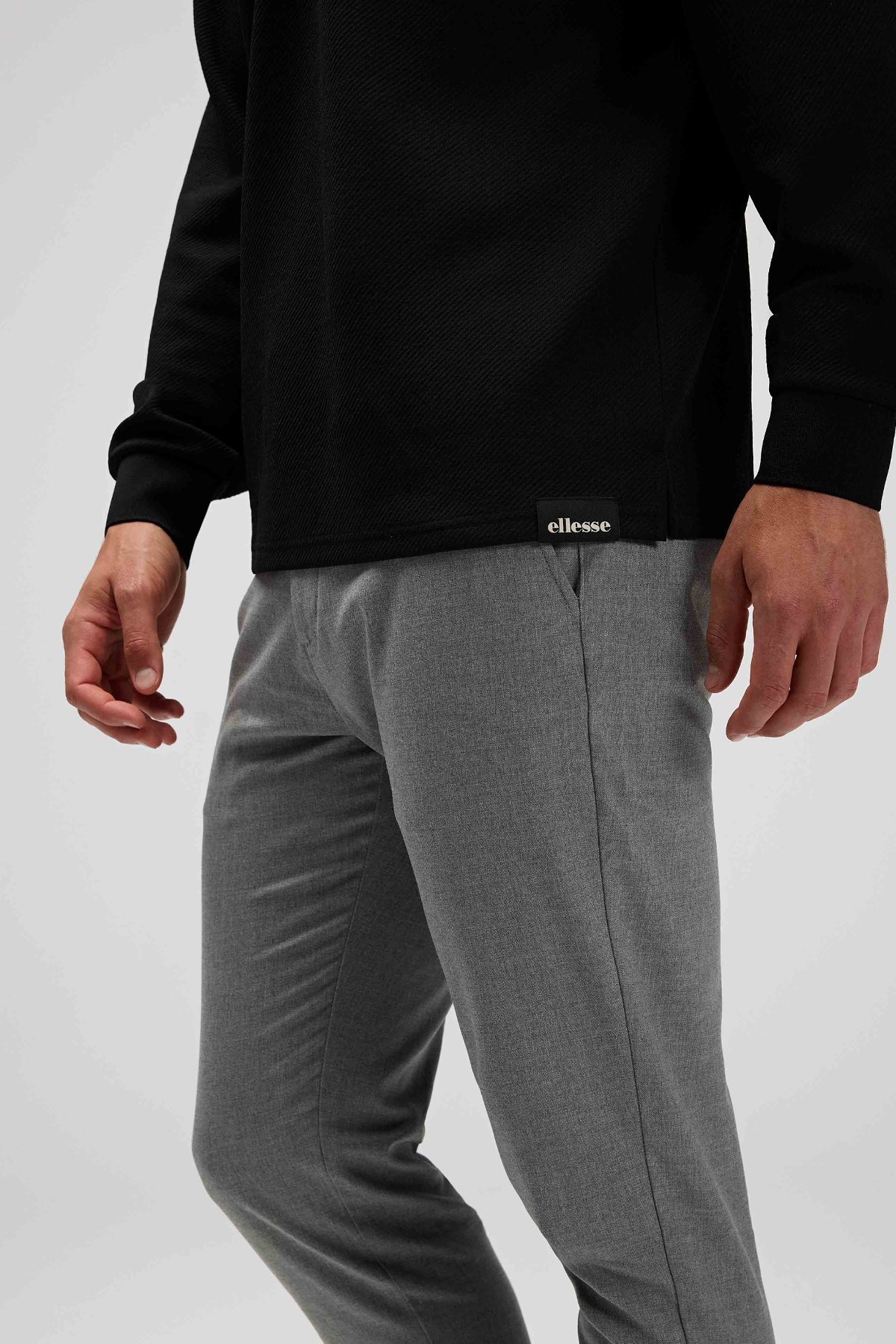 Ellesse Erkek Sweatshirt EM601-BK Siyah