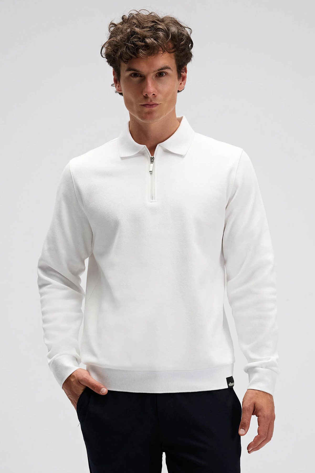 Ellesse Erkek Sweatshirt EM602-BG Bej