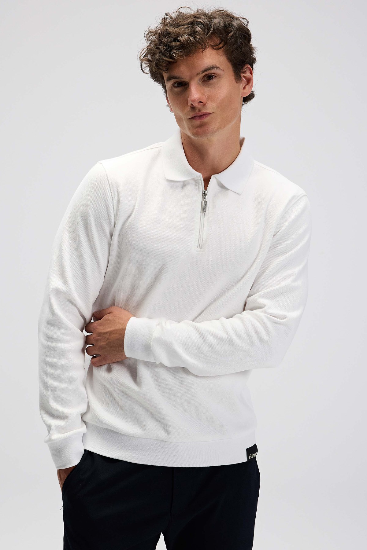 Ellesse Erkek Sweatshirt EM602-BG Bej