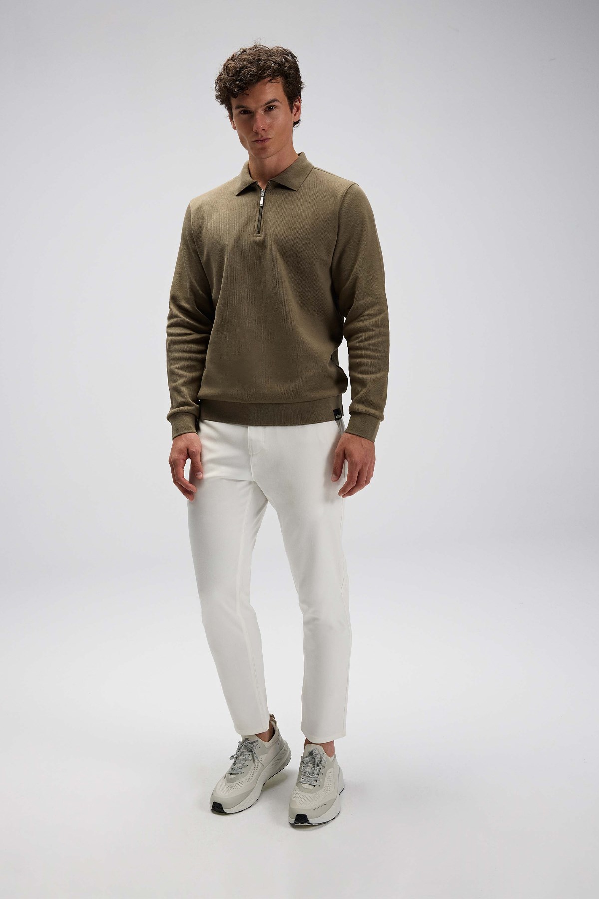 Ellesse Erkek Sweatshirt EM602-KH Haki