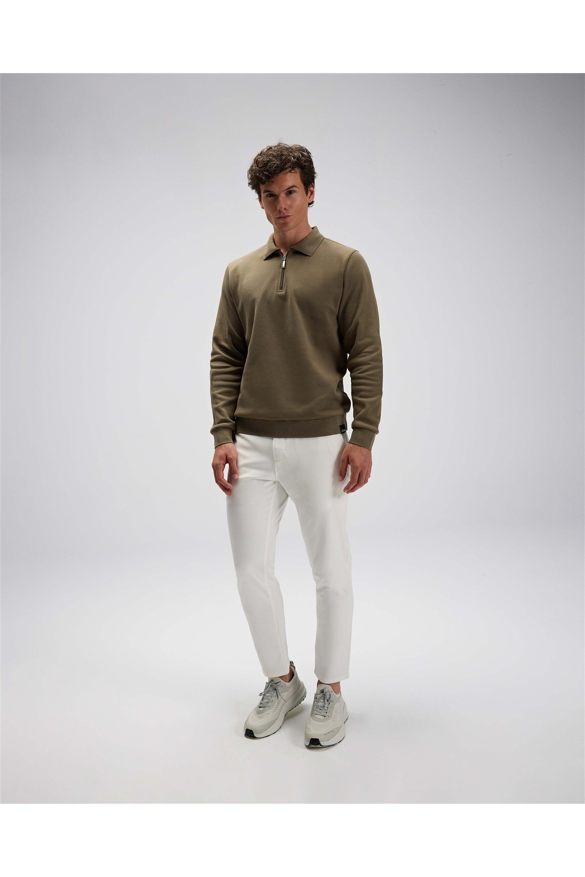 Ellesse Erkek Sweatshirt EM602-KH Haki