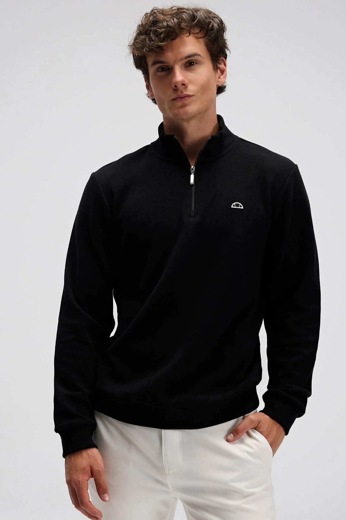 Ellesse Erkek Sweatshirt EM603-BK Siyah
