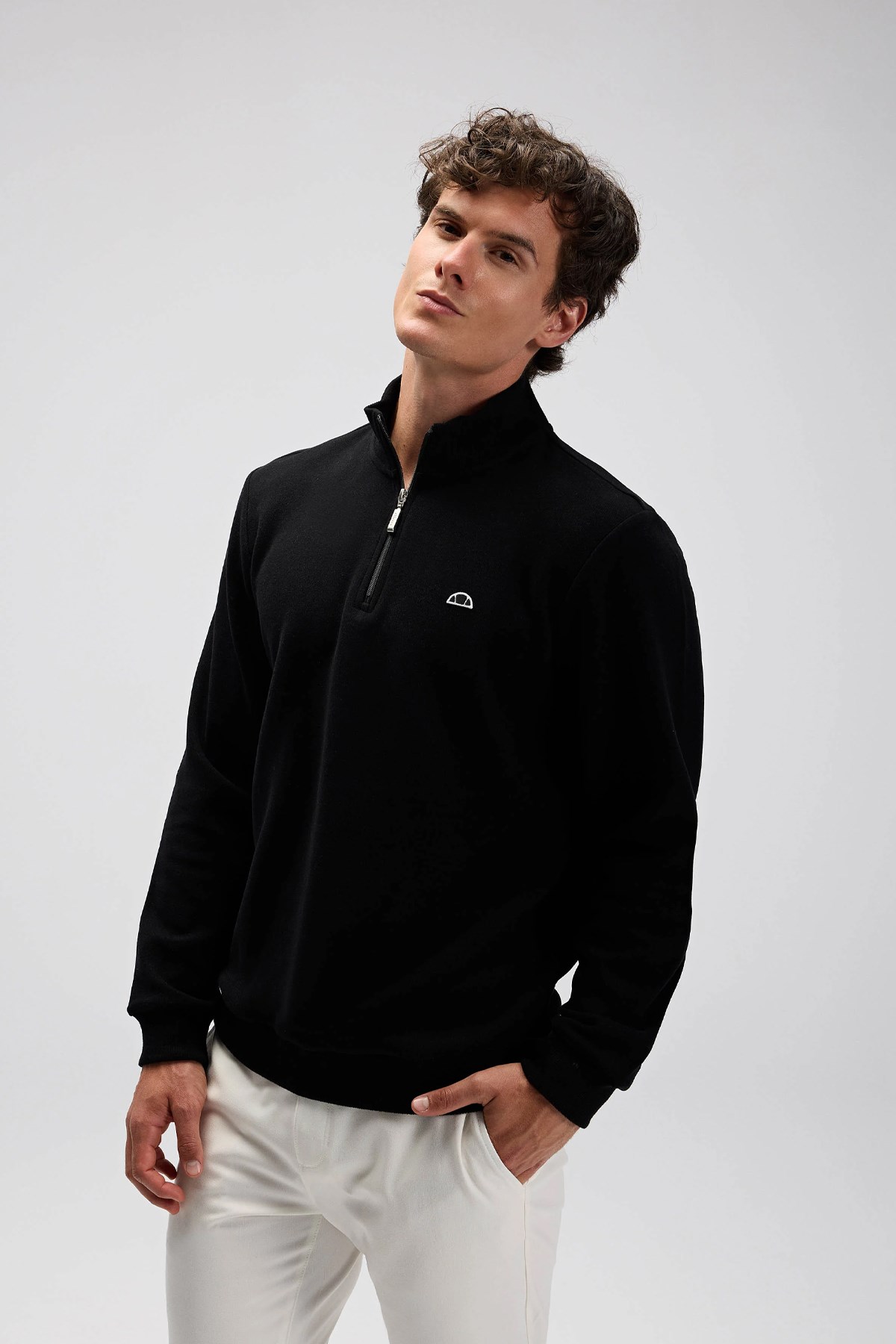Ellesse Erkek Sweatshirt EM603-BK Siyah