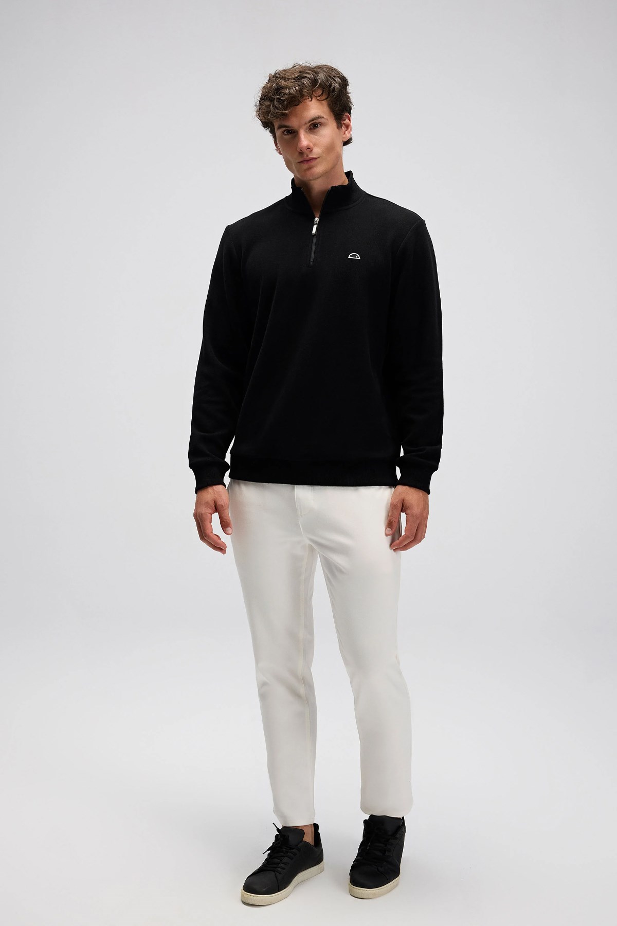Ellesse Erkek Sweatshirt EM603-BK Siyah