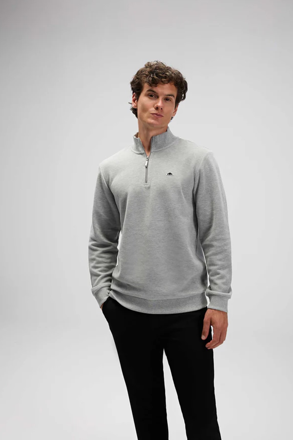 Ellesse Erkek Sweatshirt EM603-GR Gri