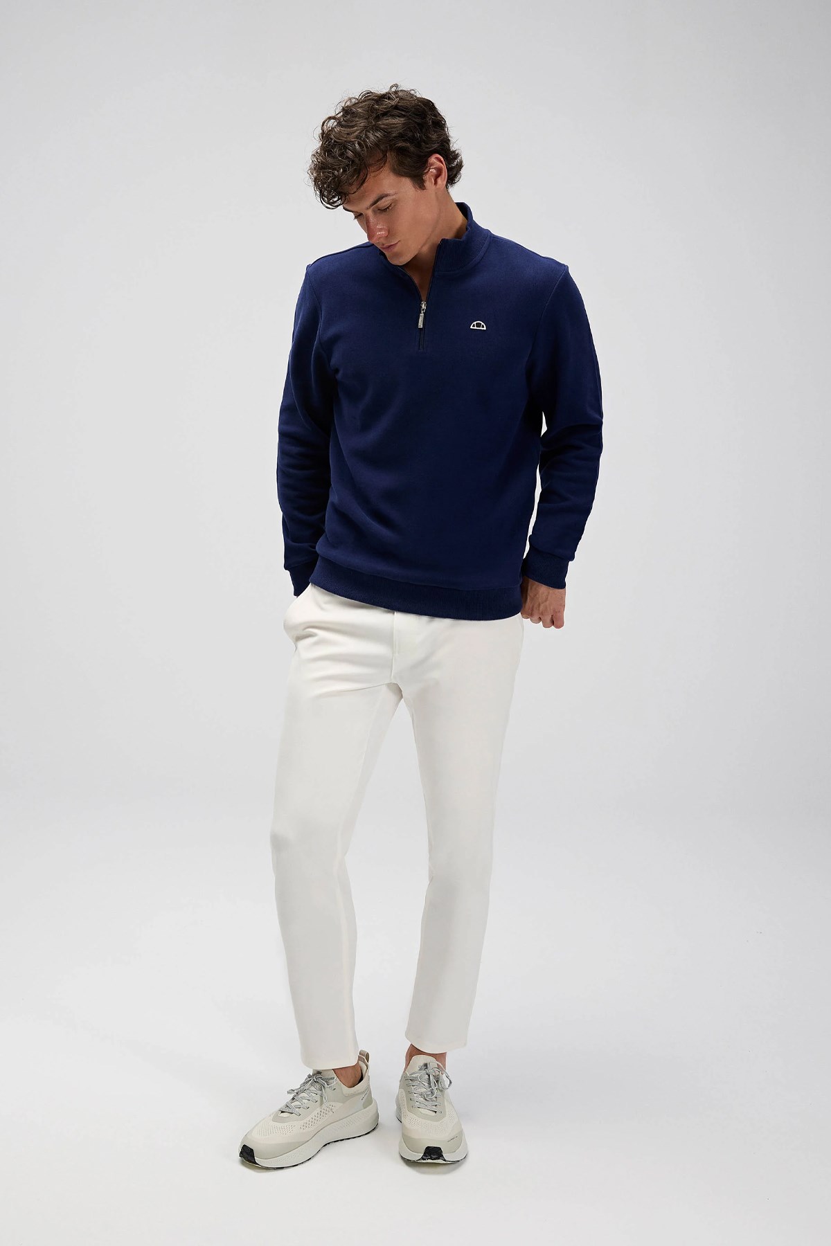 Ellesse Erkek Sweatshirt EM603-NV Lacivert