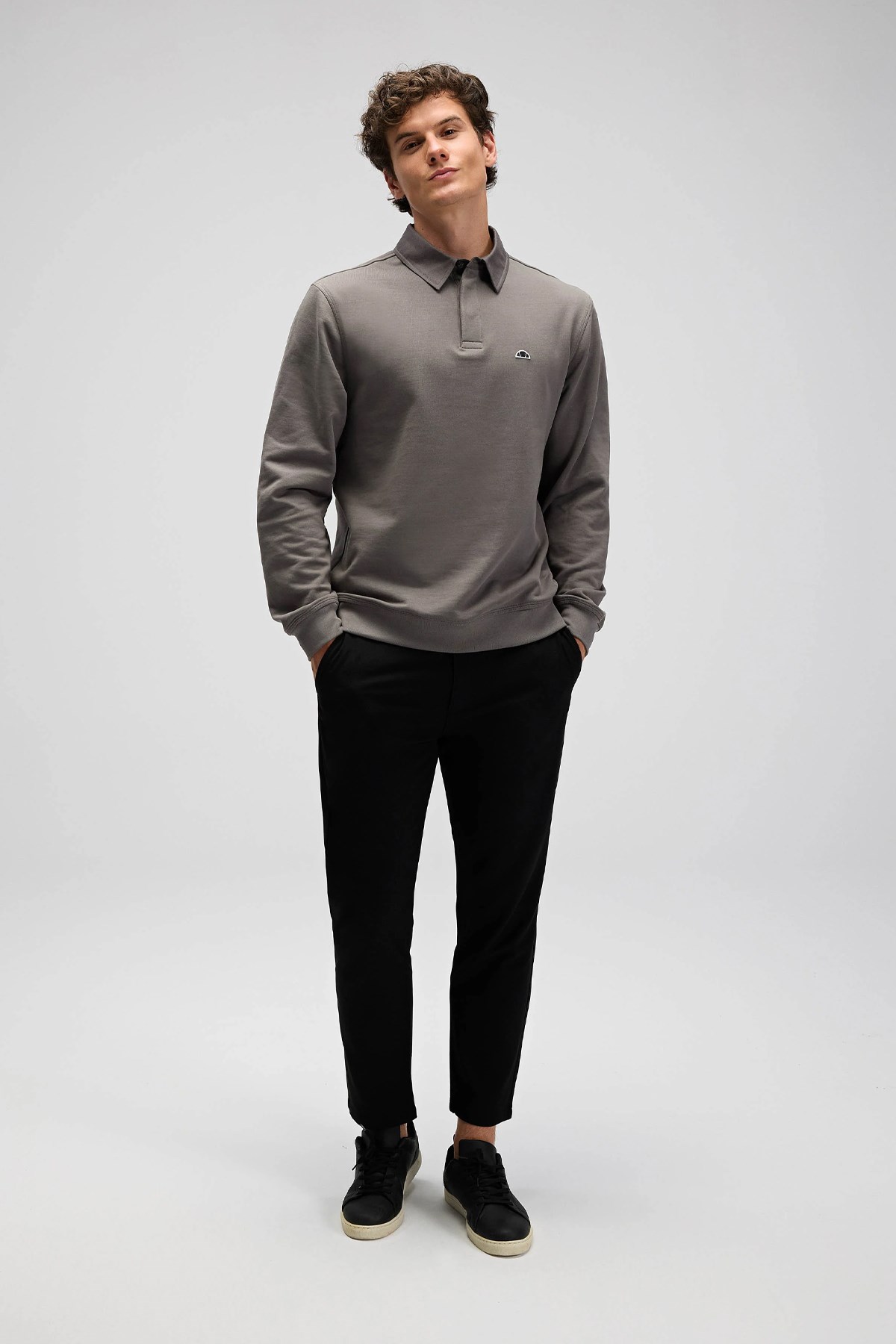 Ellesse Erkek Sweatshirt EM607-ANT Antrasit