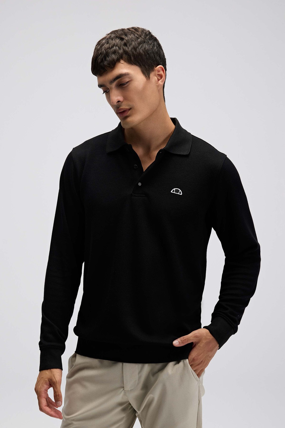 Ellesse Erkek Sweatshirt EM607-BK Siyah