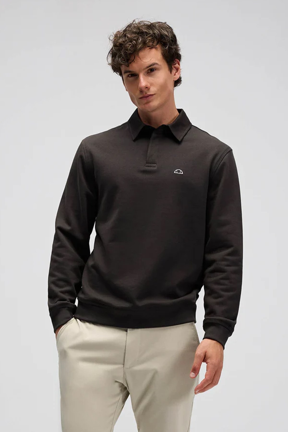 Ellesse Erkek Sweatshirt EM607-KH Haki