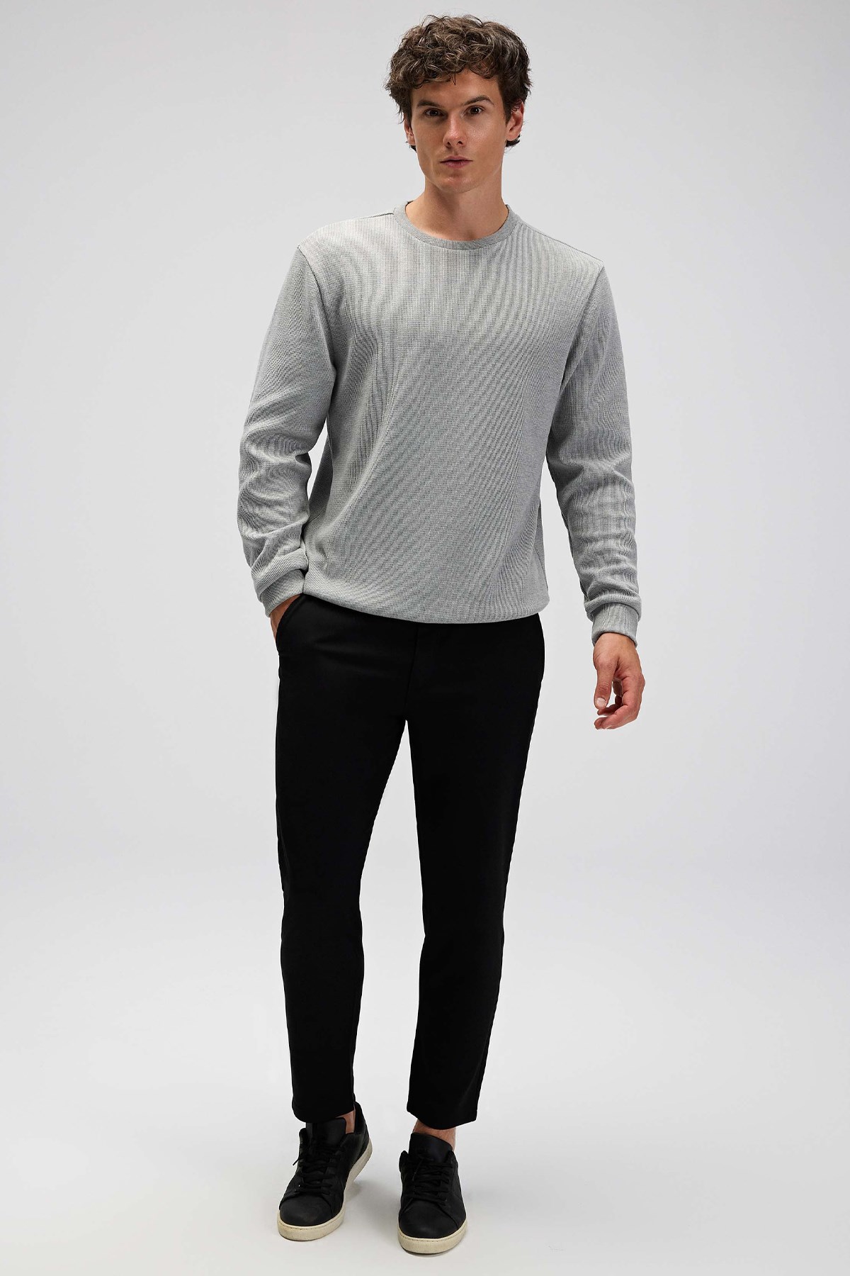 Ellesse Erkek Kazak EM615-GR Gri