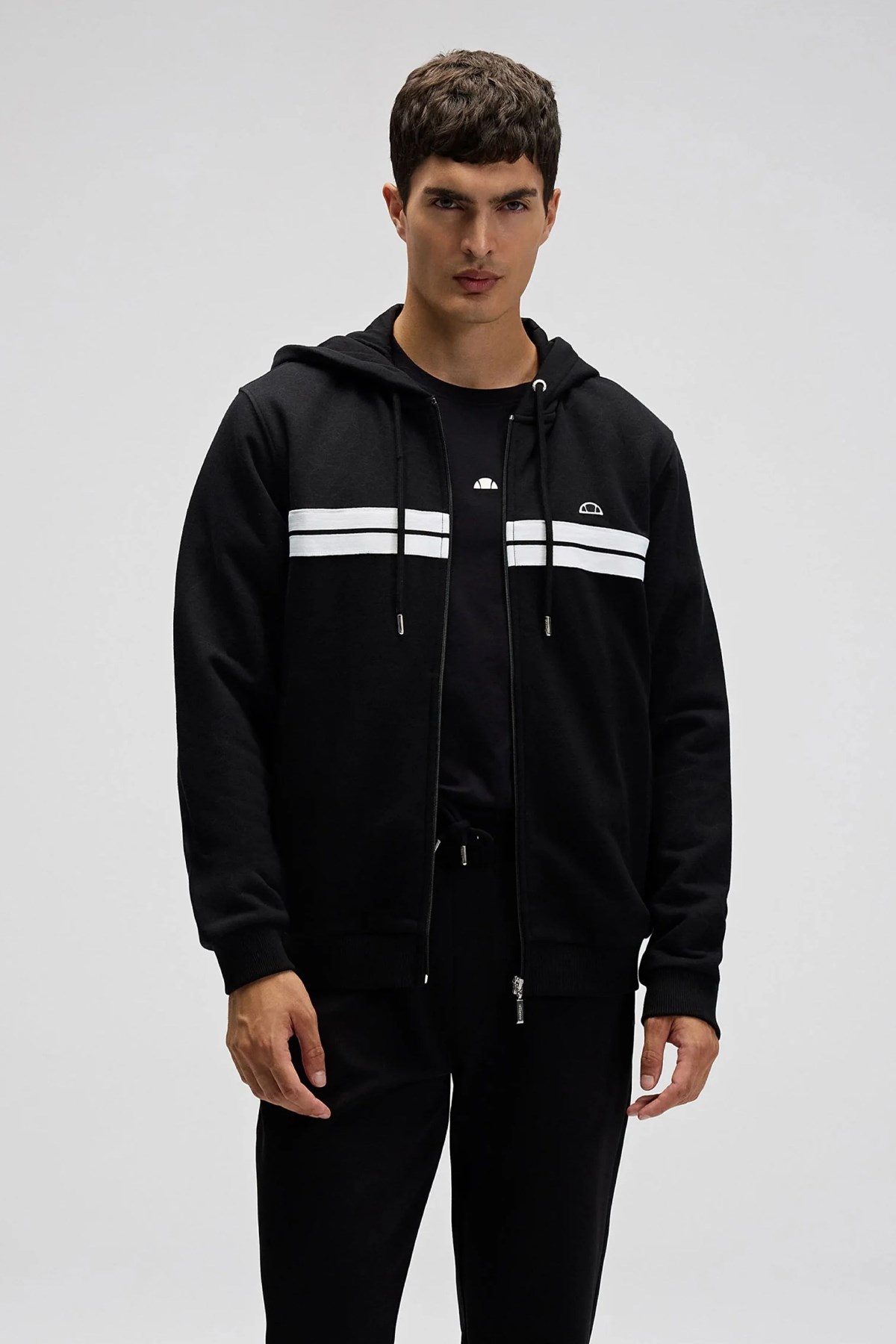 Ellesse Erkek Sweatshirt EM617-BK Siyah