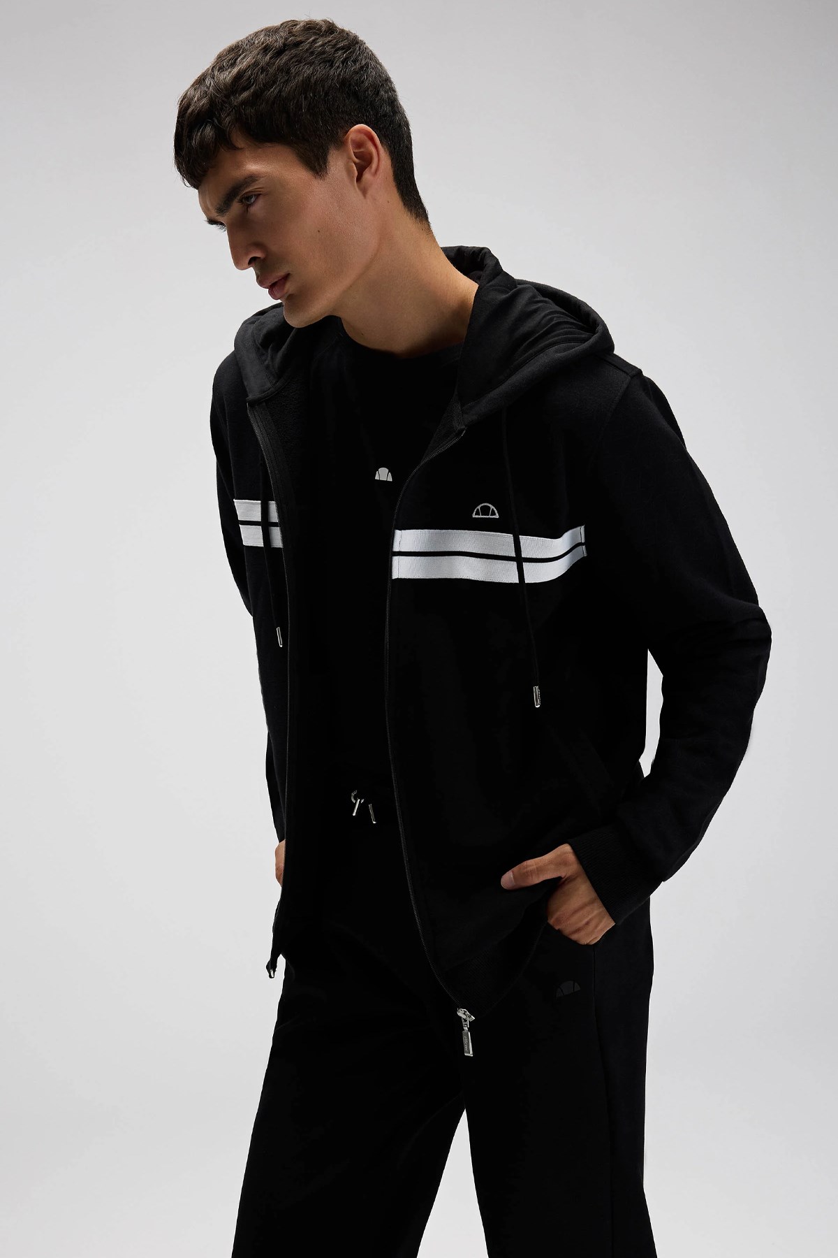 Ellesse Erkek Sweatshirt EM617-BK Siyah