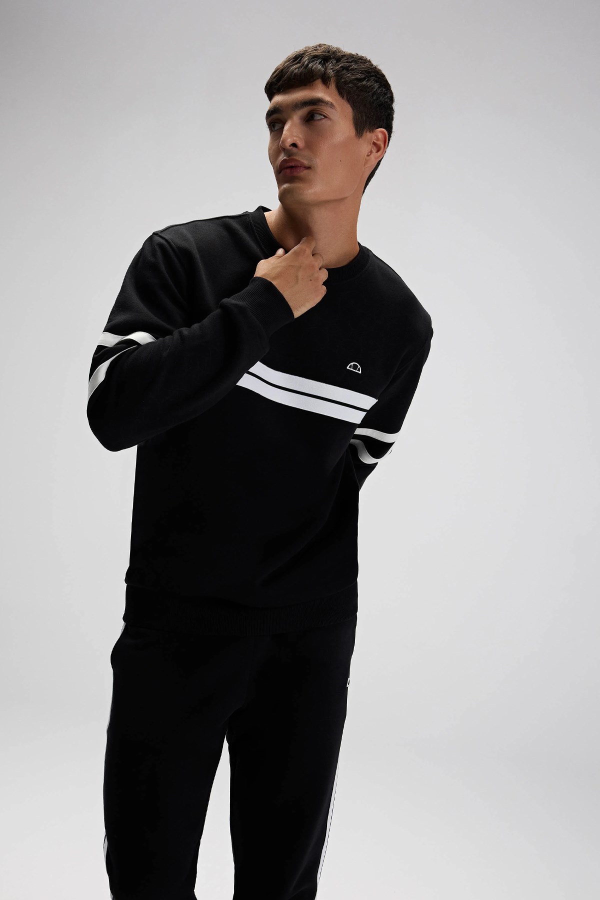 Ellesse Erkek Sweatshirt EM618-BK Siyah