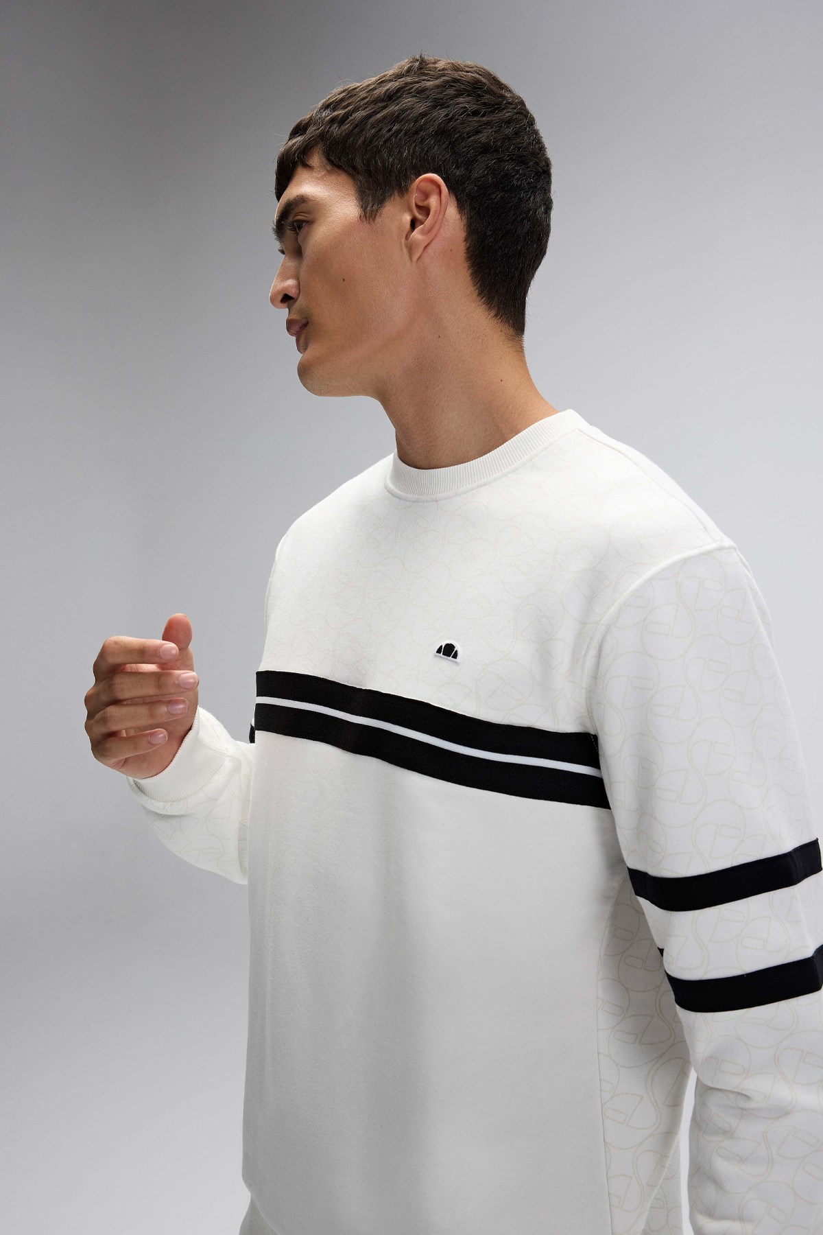 Ellesse Erkek Sweatshirt EM618-OF Beyaz