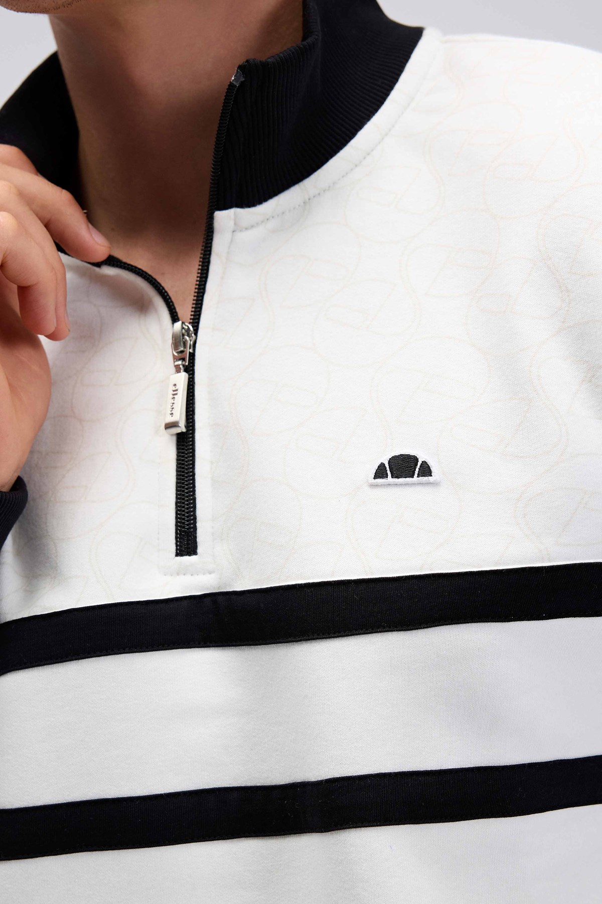 Ellesse Erkek Sweatshirt EM619-OF Beyaz