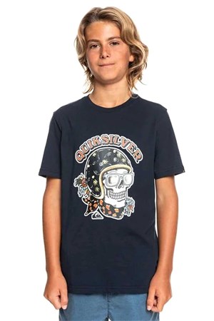 Quiksilver Skull Trooper Çocuk Tişört EQBZT04419 Lacivert