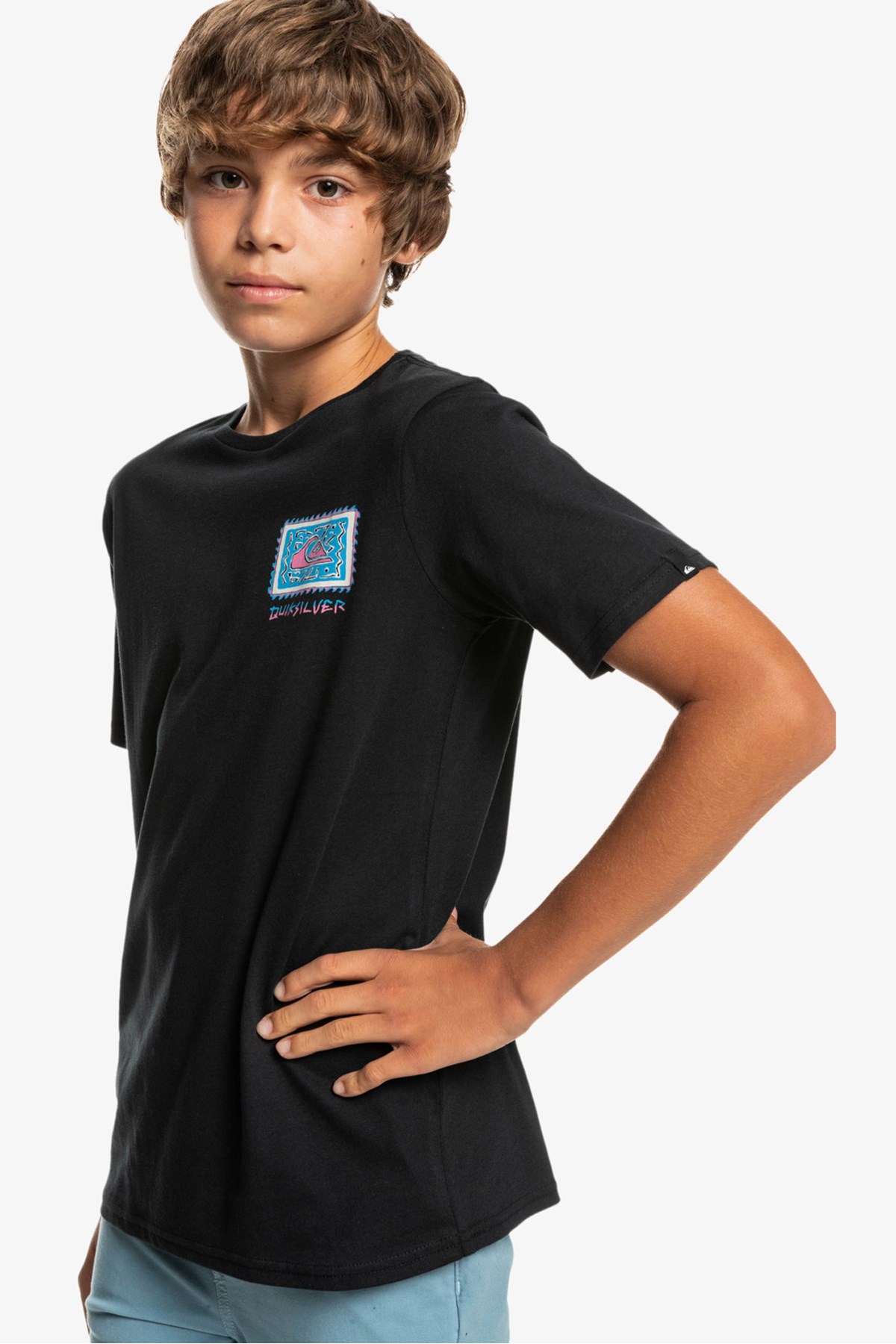 Quiksilver Radical Roots Çocuk Tişört EQBZT04427 Siyah