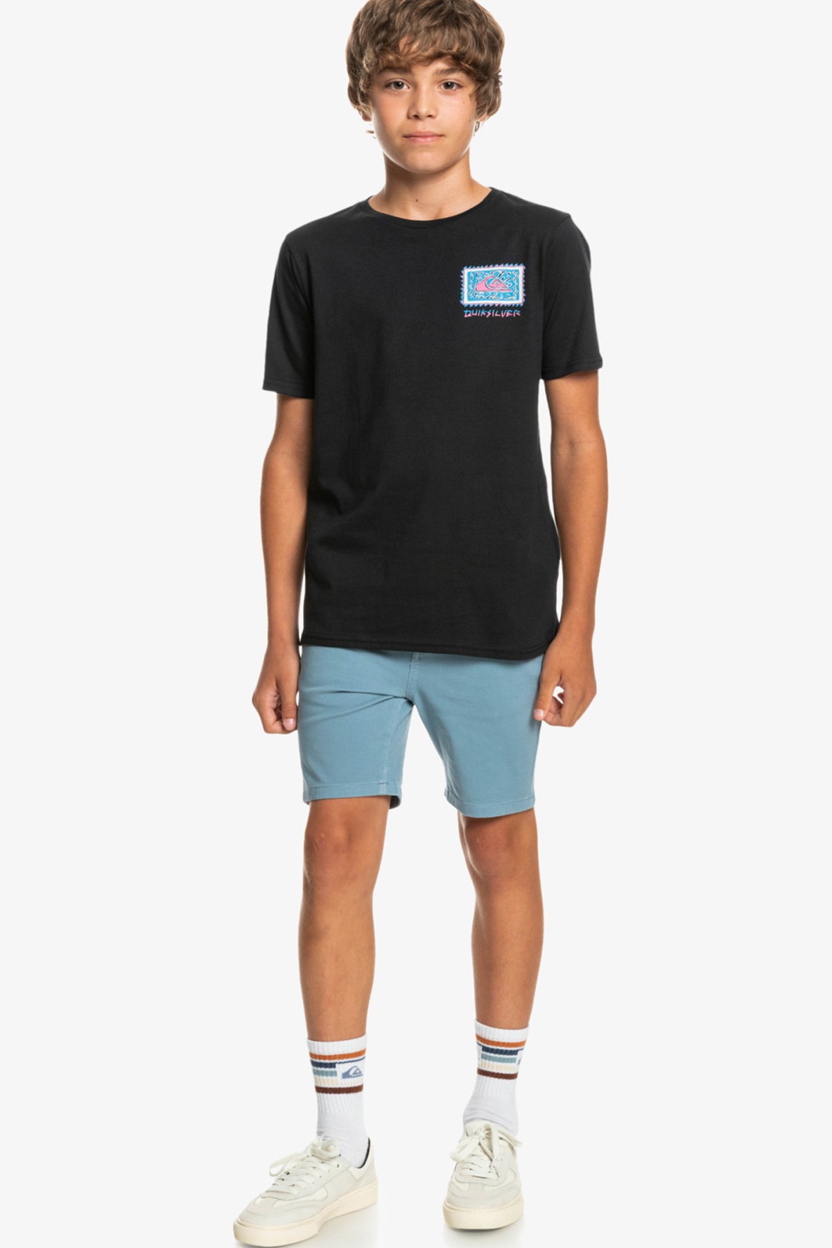 Quiksilver Radical Roots Çocuk Tişört EQBZT04427 Siyah