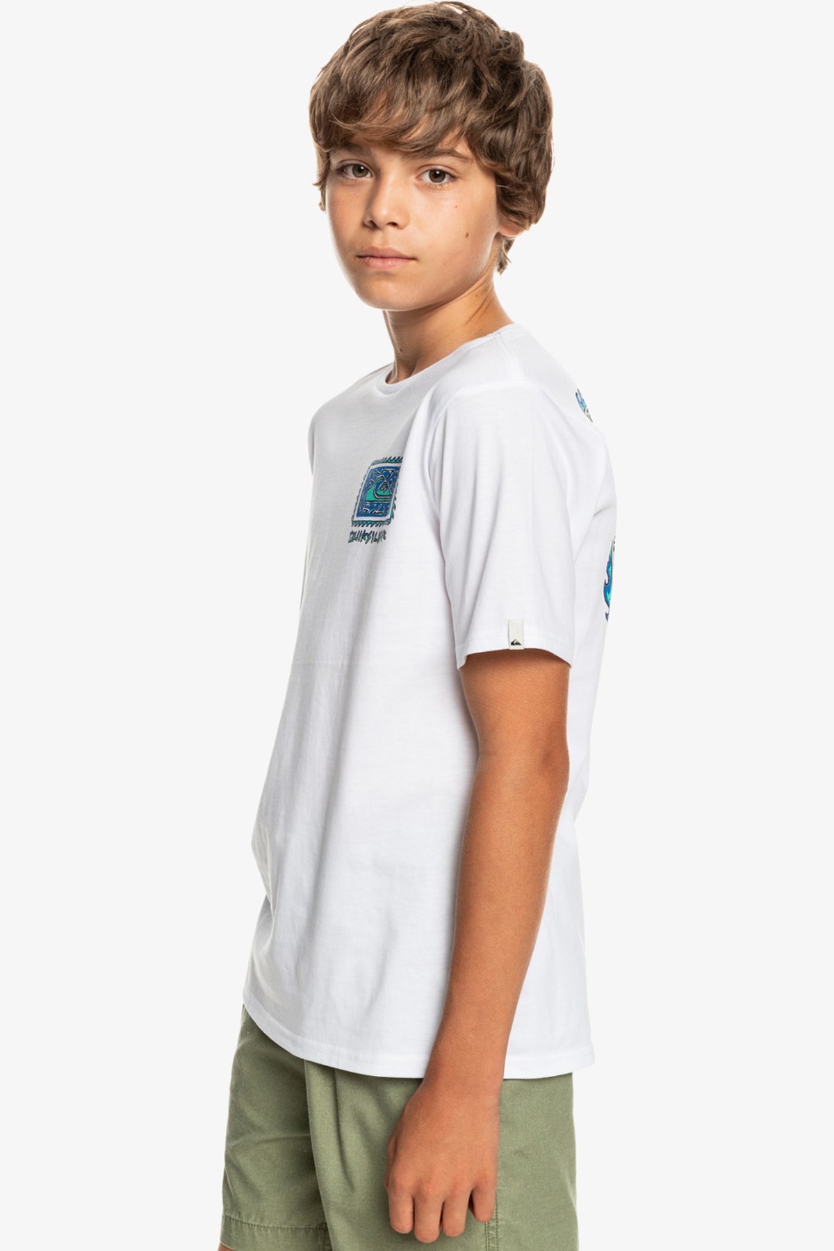 Quiksilver Radical Roots Çocuk Tişört EQBZT04427 Beyaz