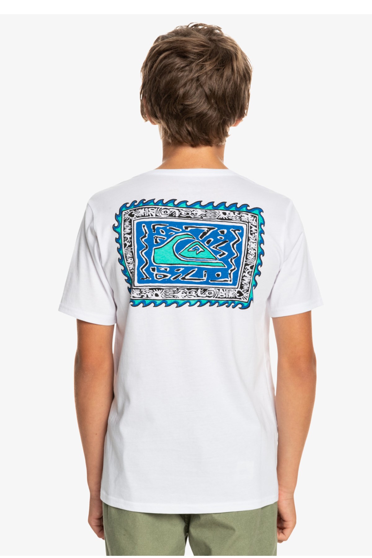 Quiksilver Radical Roots Çocuk Tişört EQBZT04427 Beyaz