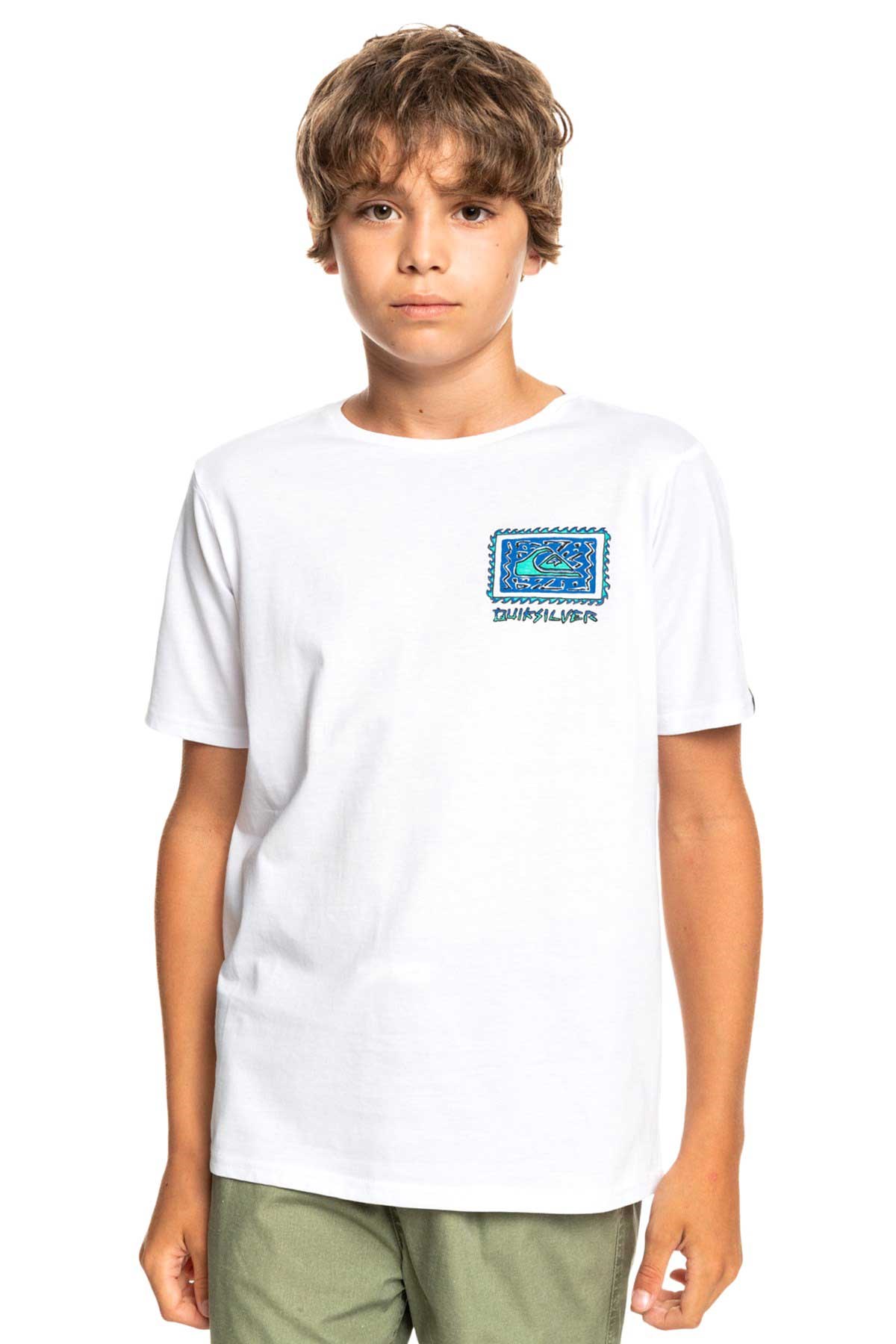 Quiksilver Radical Roots Çocuk Tişört EQBZT04427 Beyaz