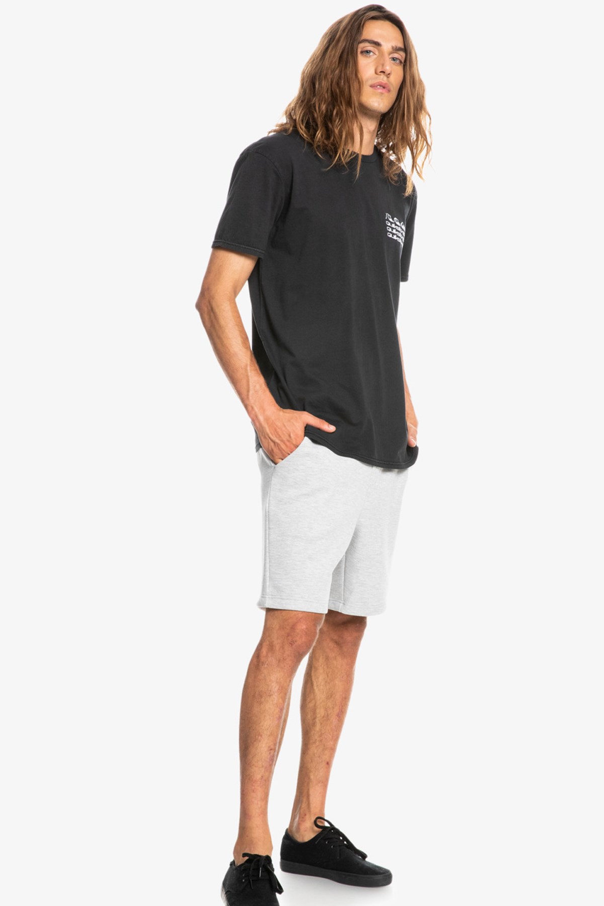 Quiksilver Stepoff Erkek Şort EQYFB03269 Gri