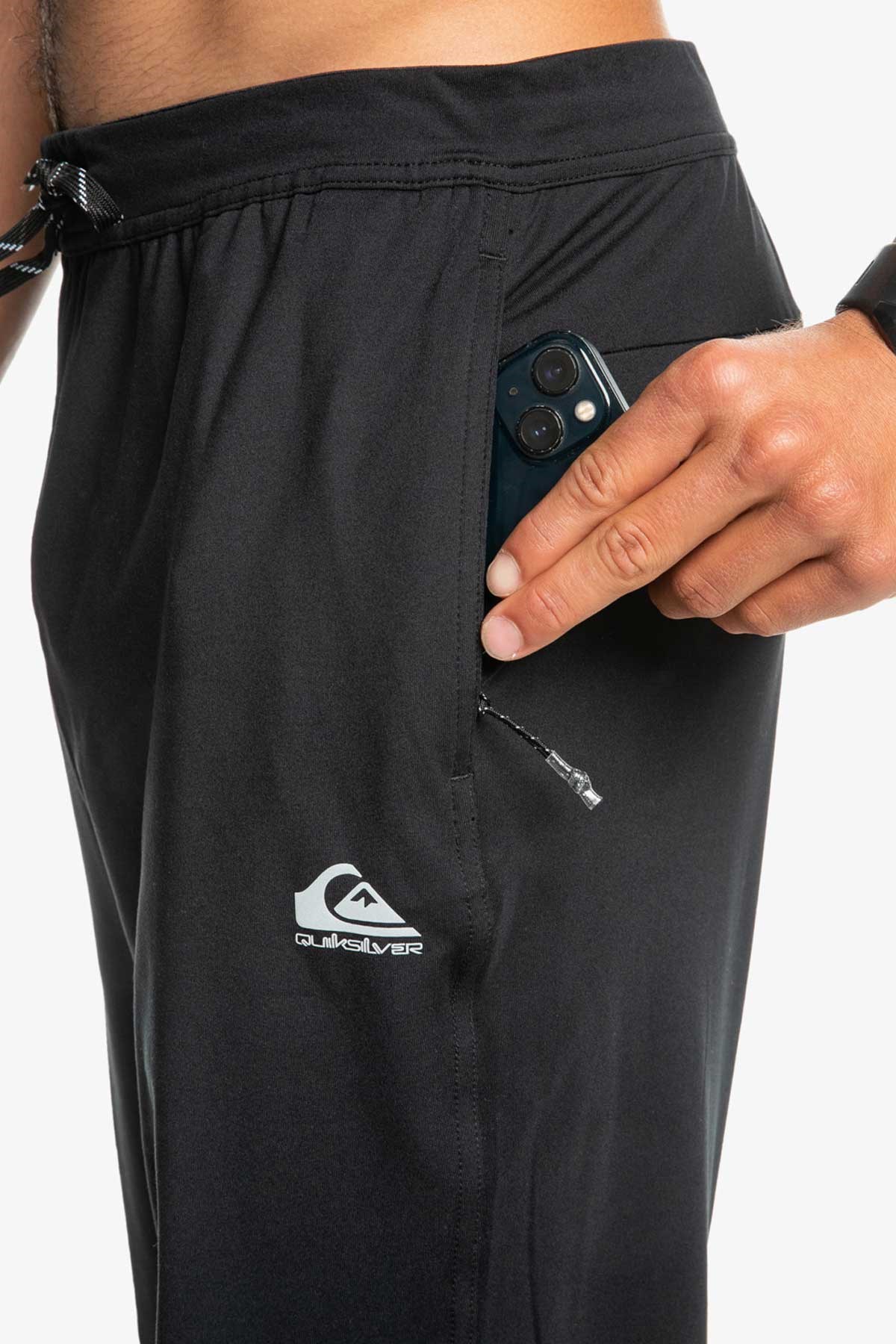 Quiksilver Knit Training Erkek Eşofman Altı EQYFB03340-TEB Siyah