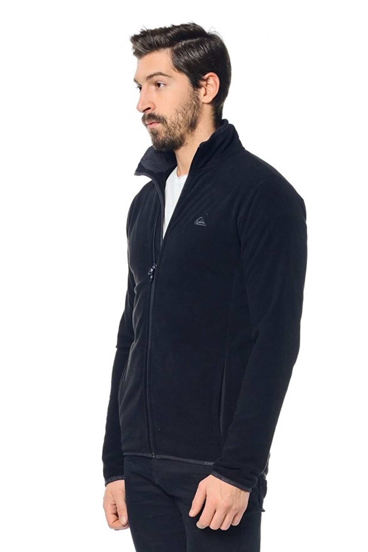 Quiksilver Mission FZ Erkek Polar Ceket EQYFT03162 Siyah