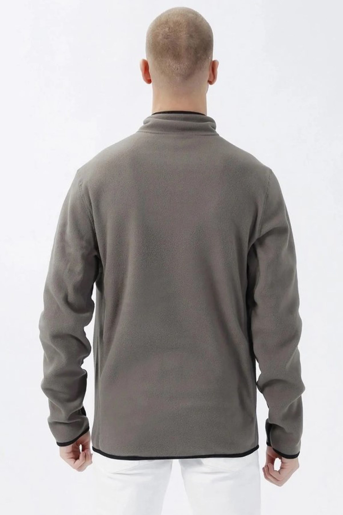 Quiksilver Mission FZ Erkek Polar Ceket EQYFT03162-12719 Gri