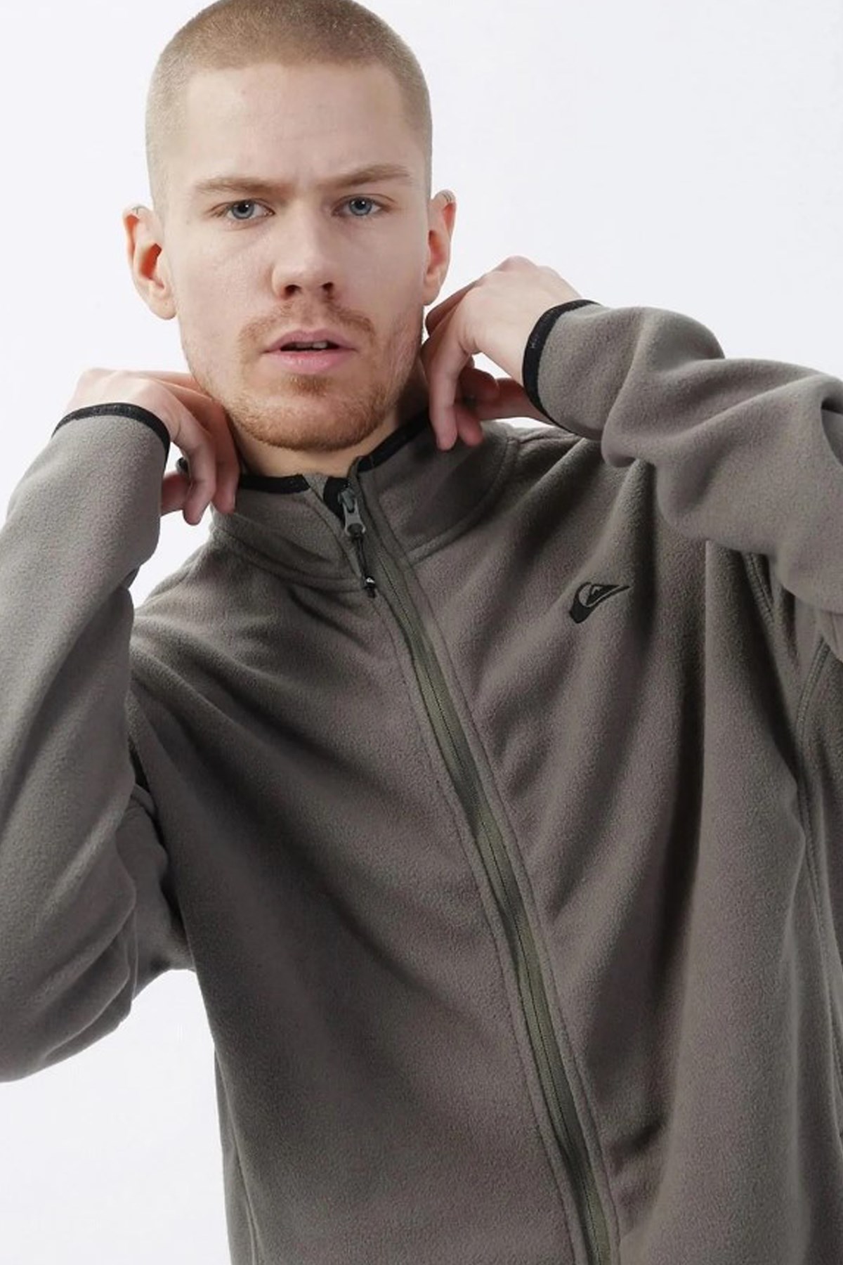 Quiksilver Mission FZ Erkek Polar Ceket EQYFT03162-12719 Gri