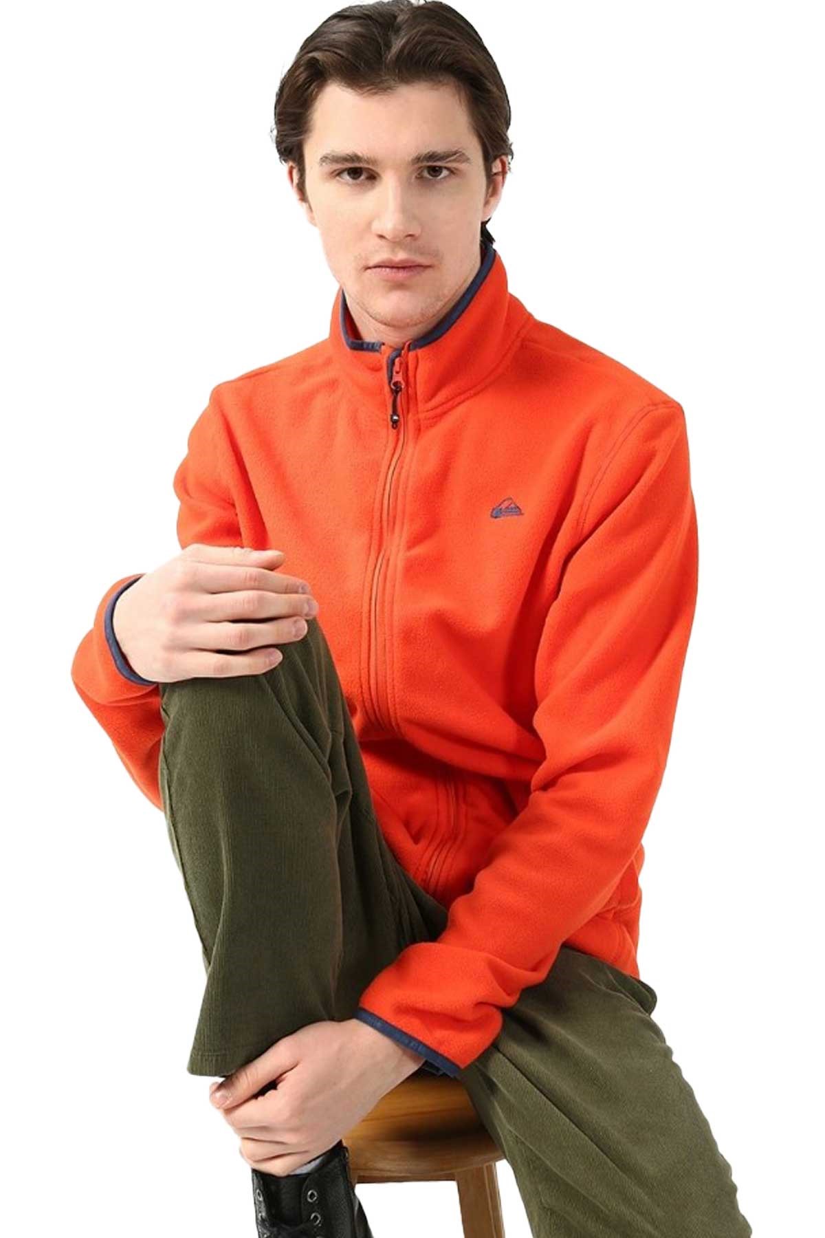 Quiksilver Mission Fz Erkek Polar Ceket EQYFT03162-12809 Turuncu