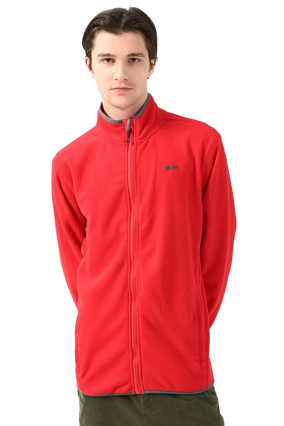 Quiksilver Mission FZ Erkek Polar Ceket EQYFT03162-12825 Kırmızı
