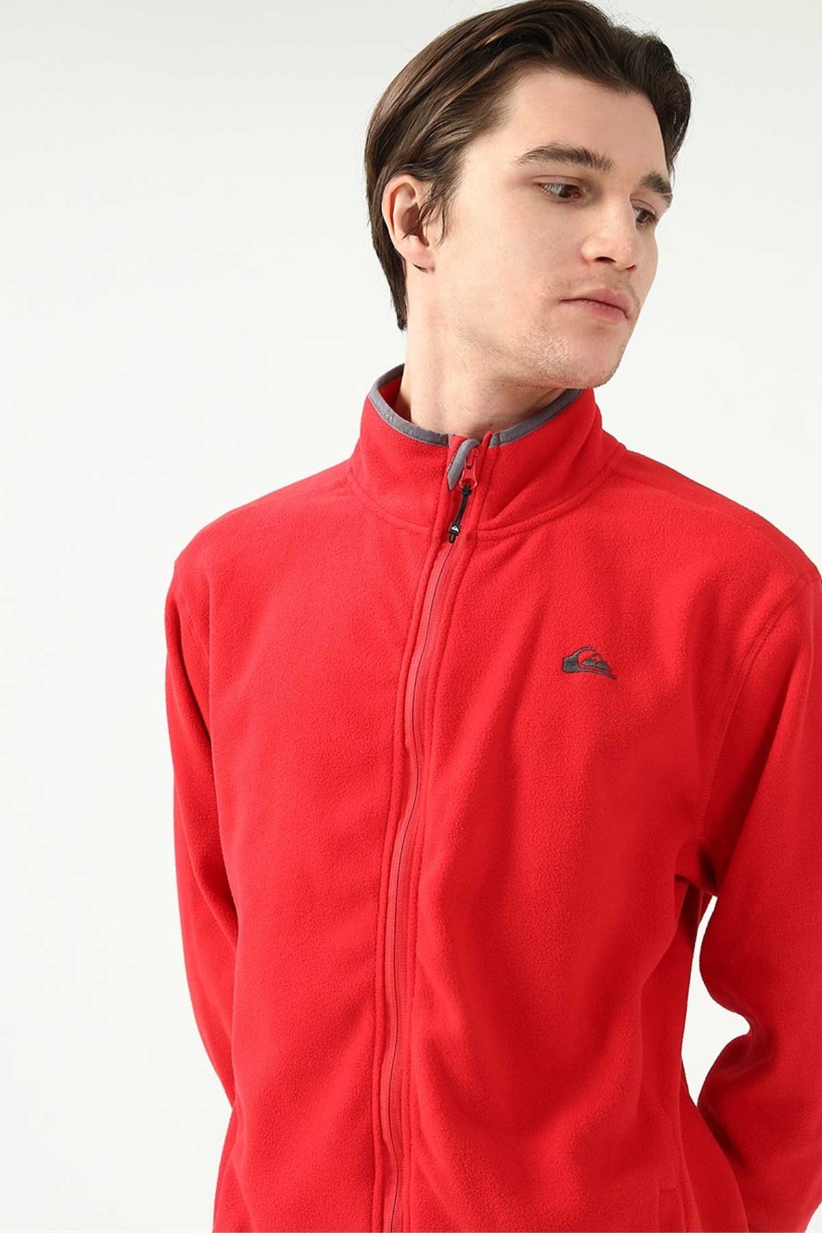 Quiksilver Mission FZ Erkek Polar Ceket EQYFT03162-12825 Kırmızı