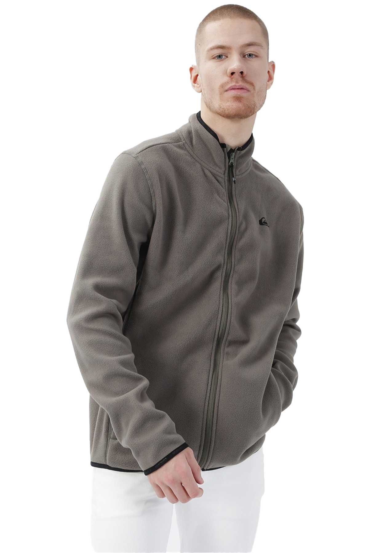 Quiksilver Mission Fz Erkek Polar Ceket EQYFT03162-680 Yeşil