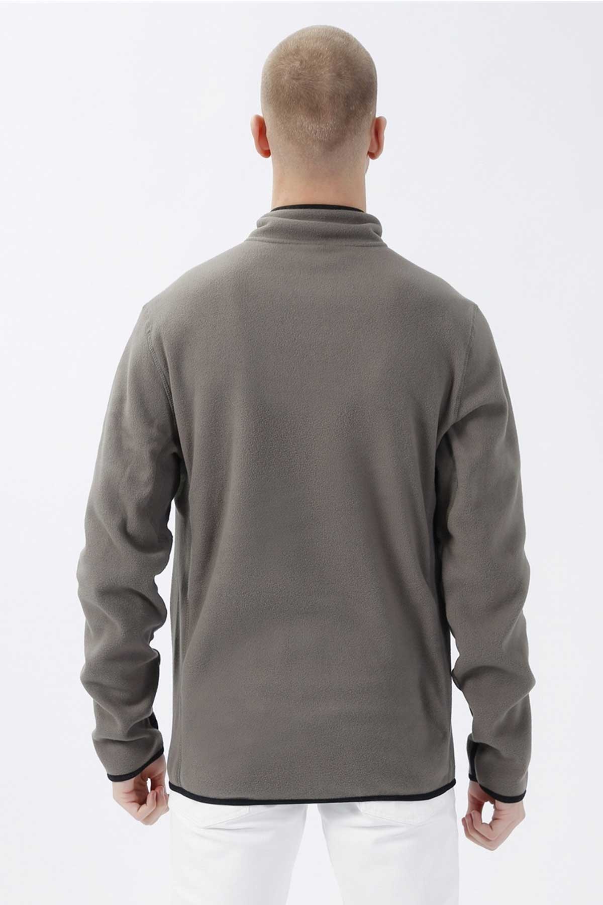 Quiksilver Mission Fz Erkek Polar Ceket EQYFT03162-680 Yeşil