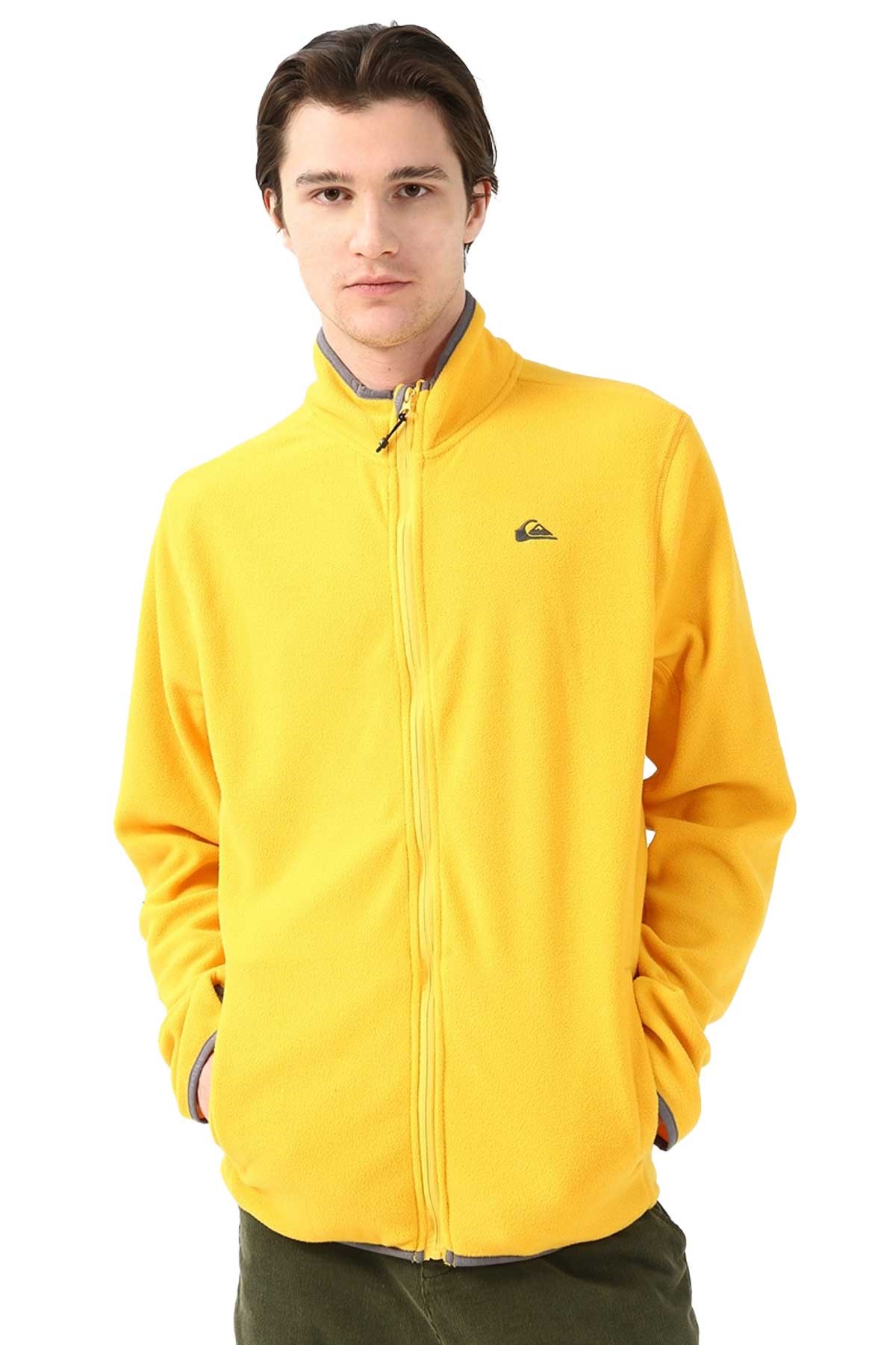 Quiksilver Mission FZ Erkek Polar Ceket EQYFT03162-77 Sarı