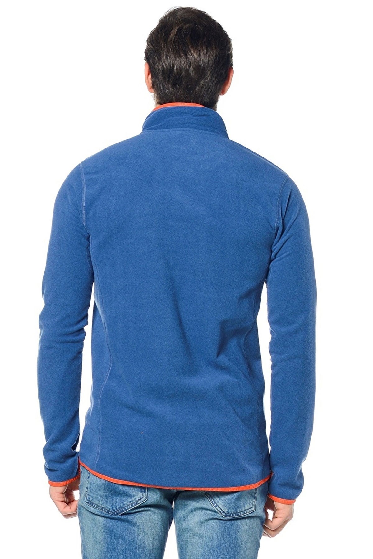 Quiksilver Mission Halfzip Erkek Polar Sweatshirt EQYFT03163 Mavi