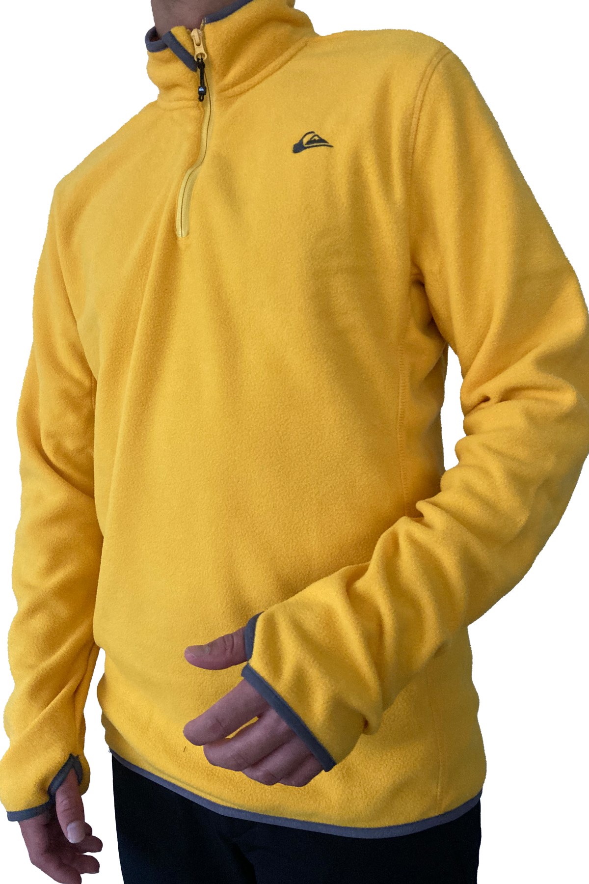 Quiksilver Mission Halfzip Erkek Polar Sweatshirt EQYFT03163 Sarı