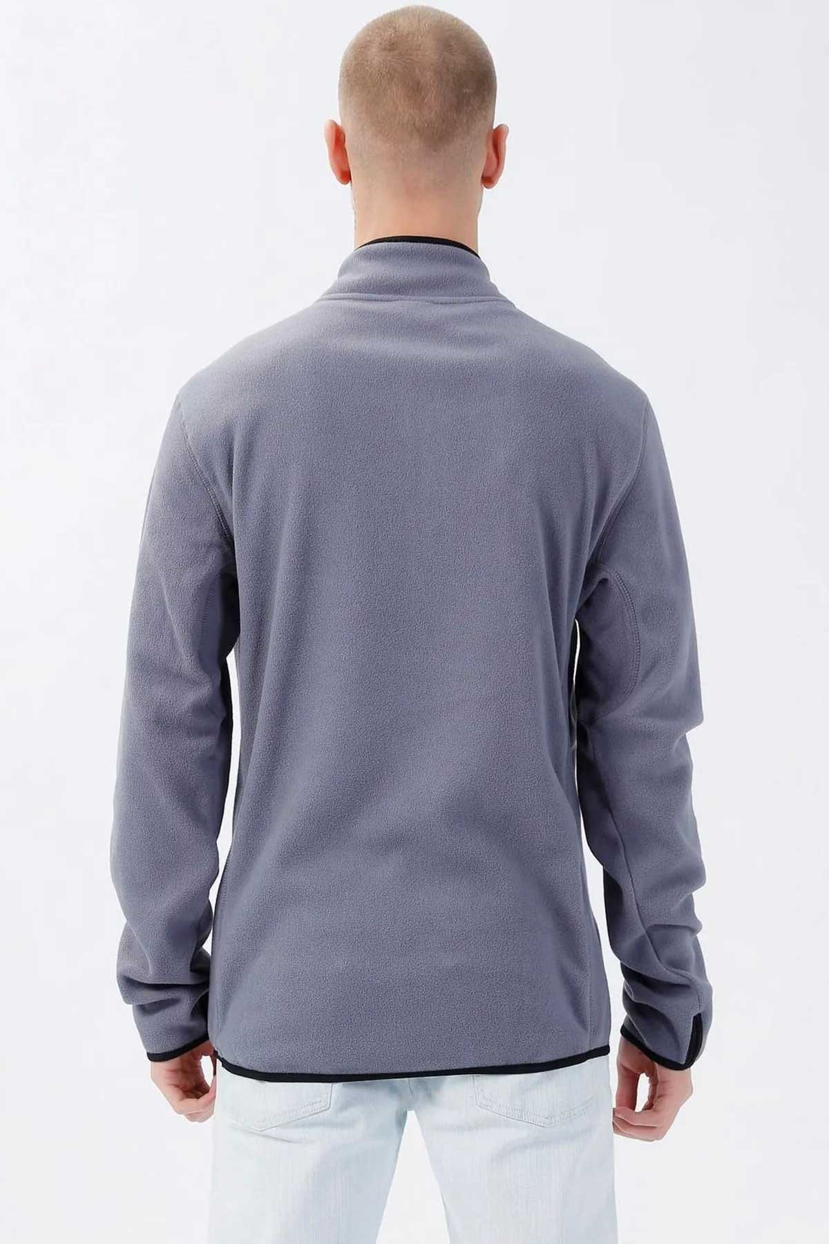 Quiksilver Mission Halfzip Erkek Polar EQYFT03163-12719 Gri