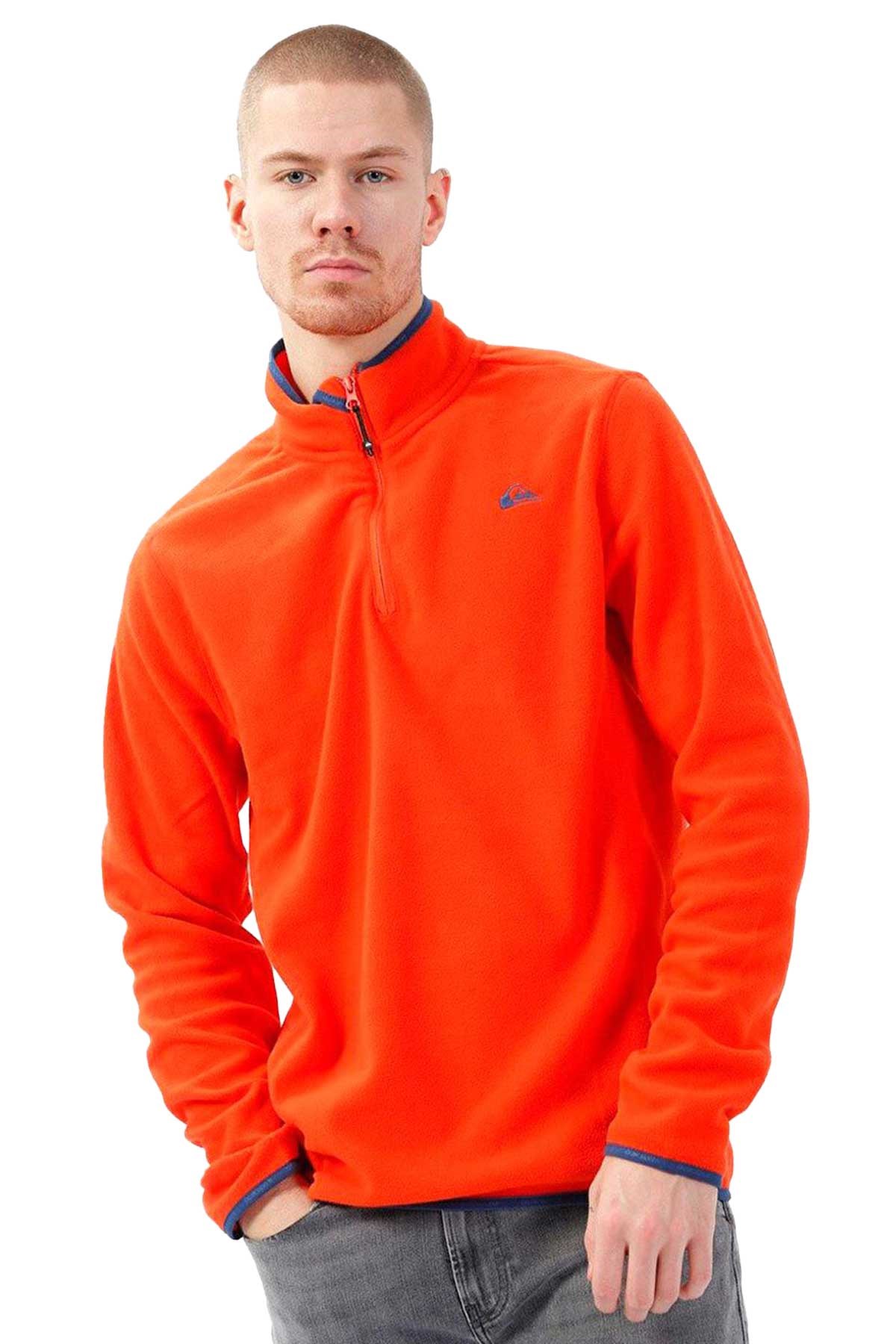 Quiksilver Mission Halfzip M Erkek Polar EQYFT03163-12809 Turuncu