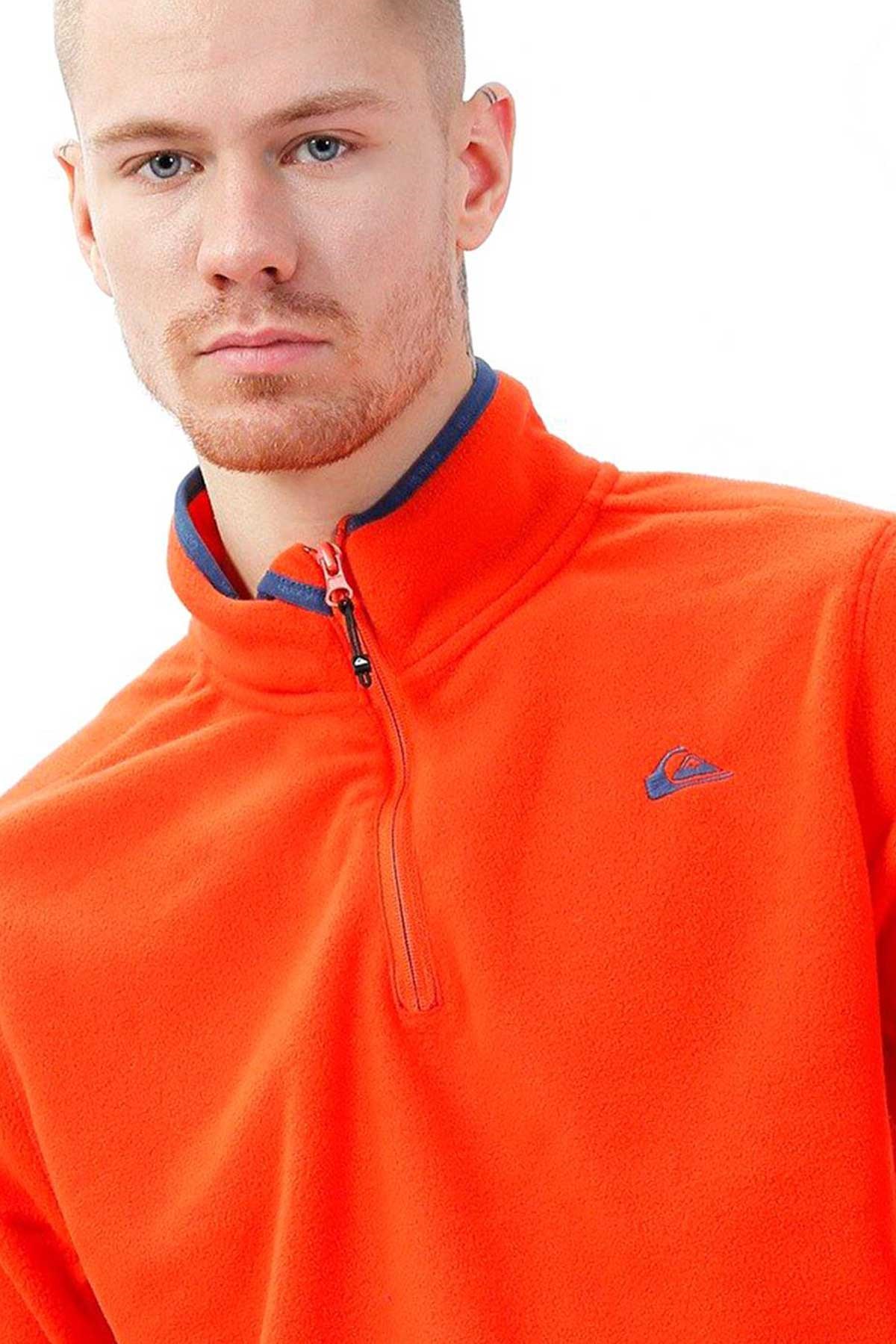Quiksilver Mission Halfzip M Erkek Polar EQYFT03163-12809 Turuncu