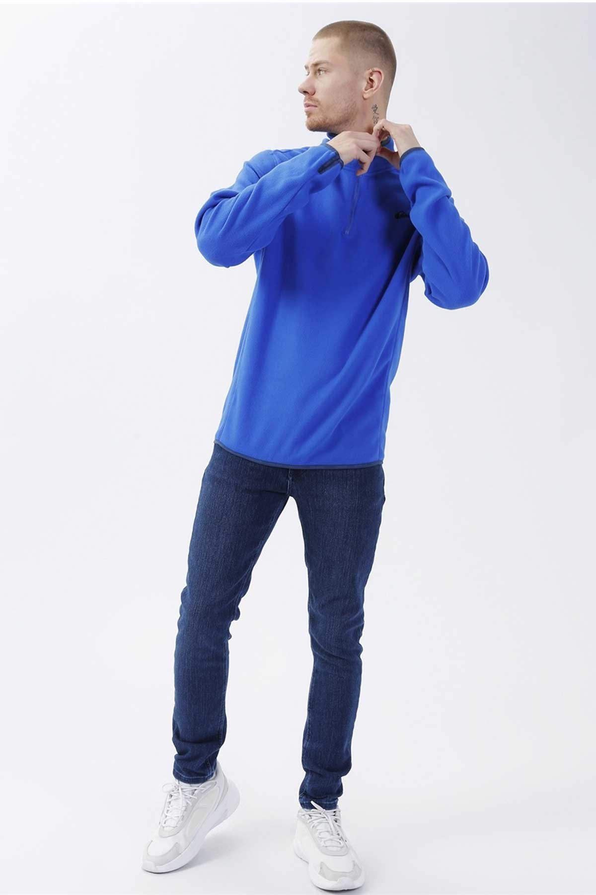 Quiksilver Mission Halfzip Erkek Polar EQYFT03163-12834 Mavi
