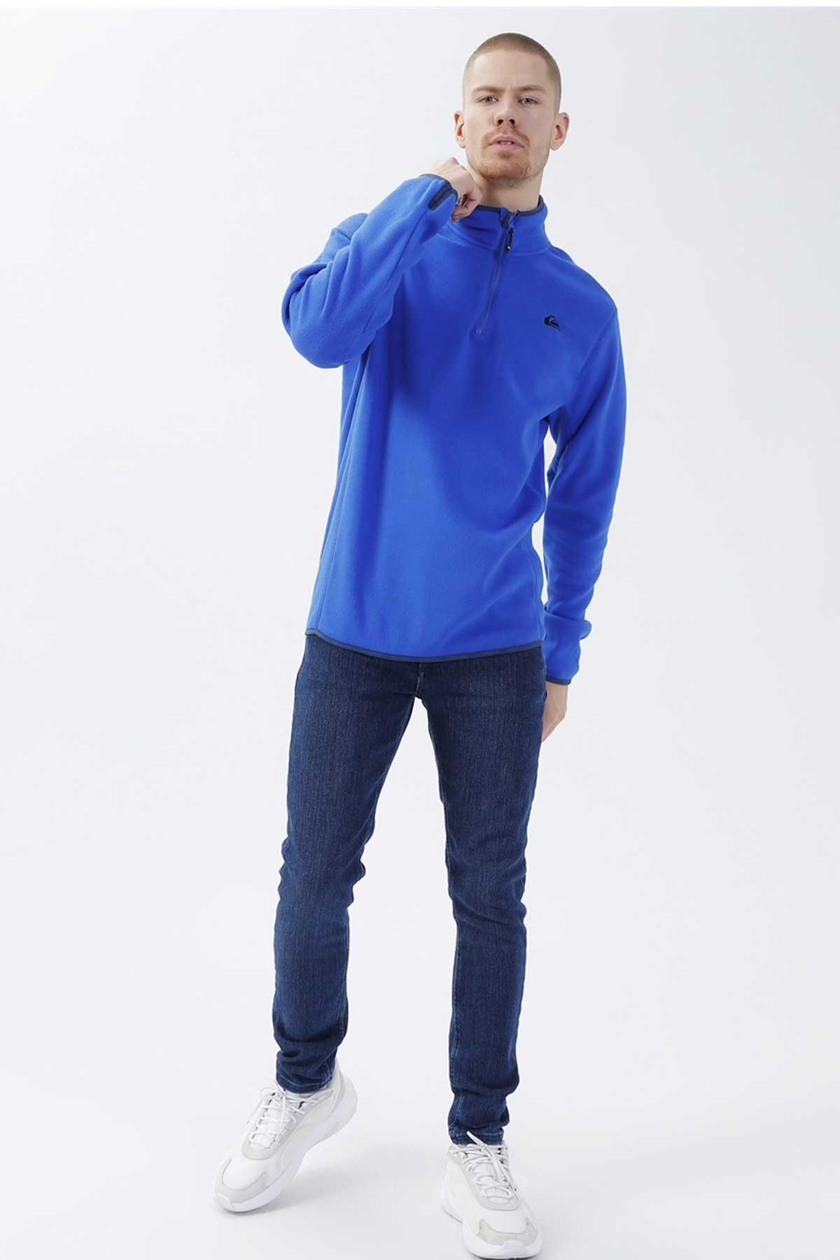 Quiksilver Mission Halfzip Erkek Polar EQYFT03163-12834 Mavi
