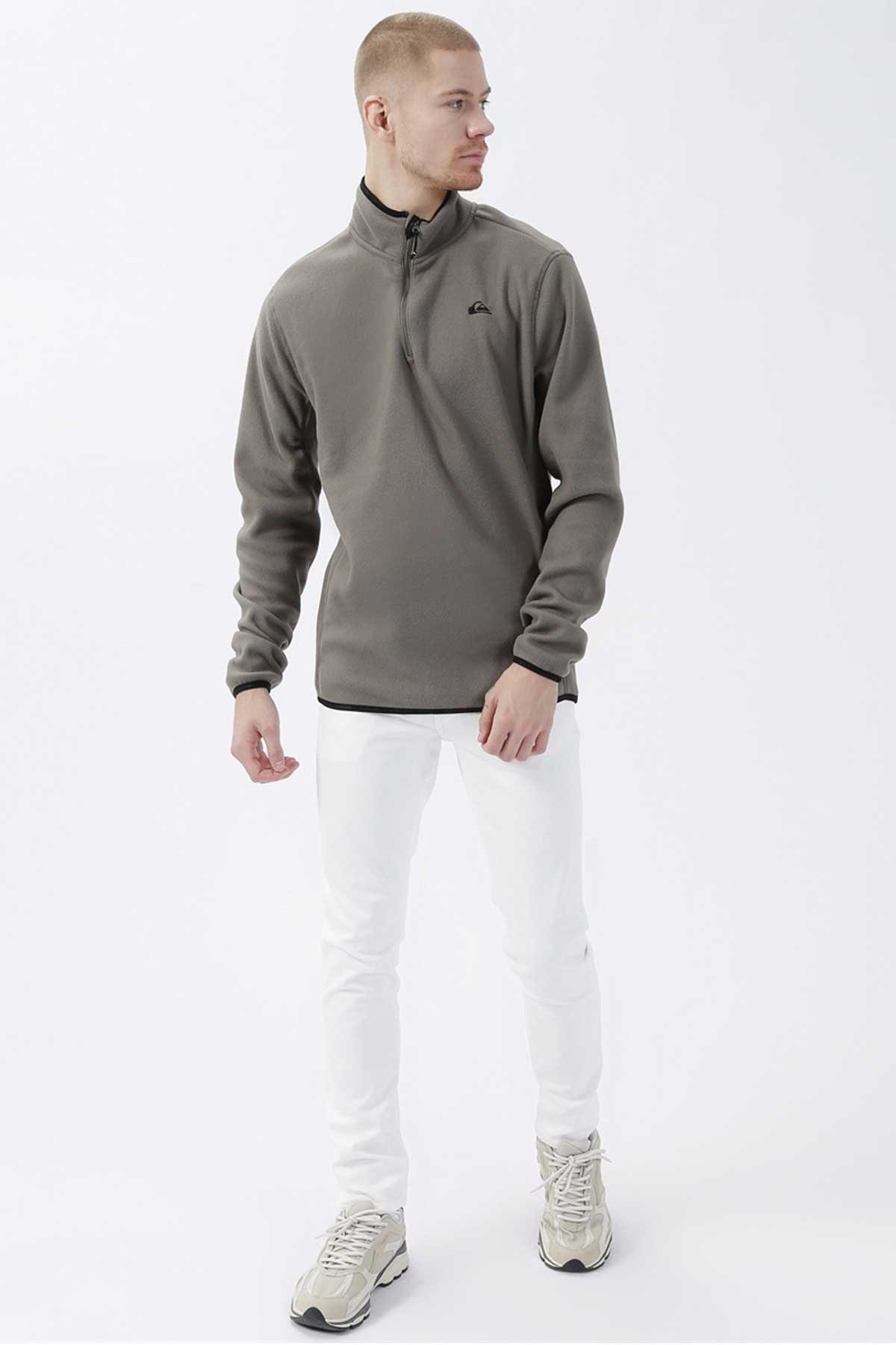 Quiksilver Mission Halfzip M Erkek Polar EQYFT03163-680 Yeşil