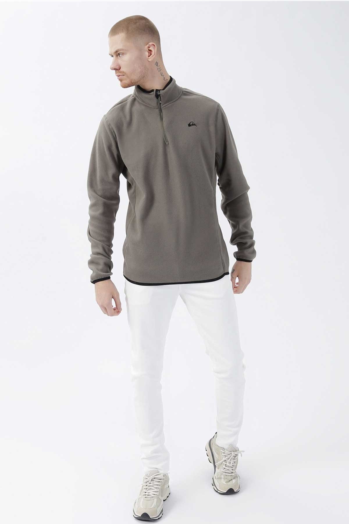 Quiksilver Mission Halfzip M Erkek Polar EQYFT03163-680 Yeşil