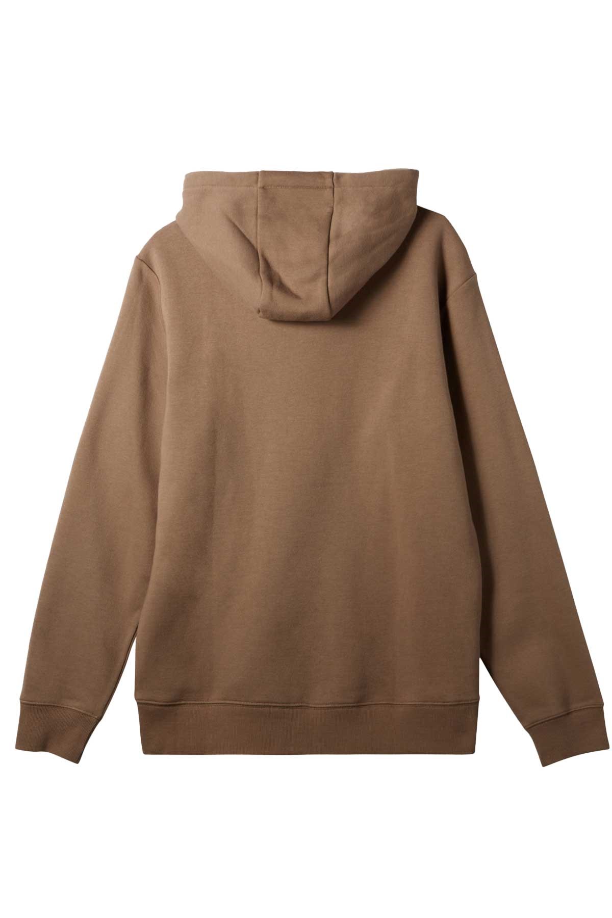 Quiksilver Big Logo Hood Erkek Sweatshirt EQYFT04450-112 Kahverengi