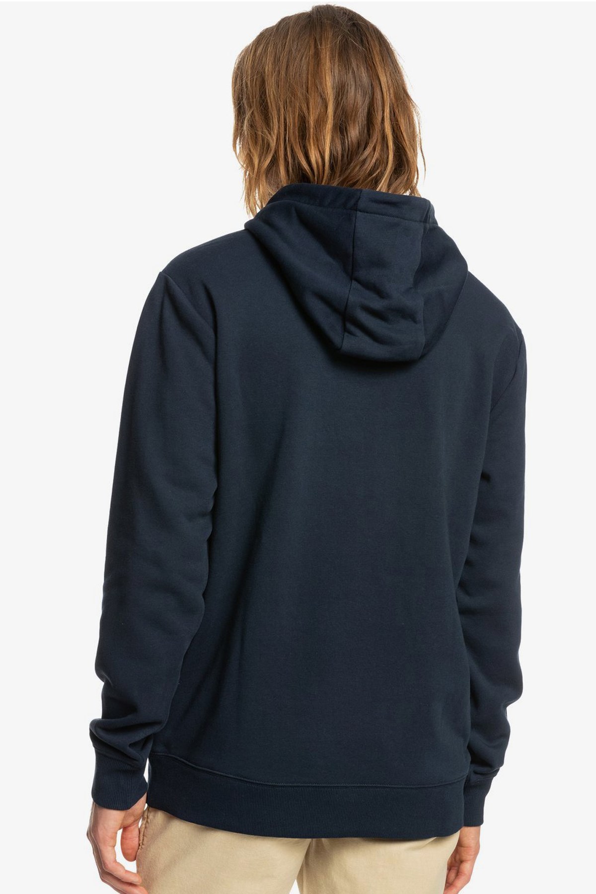 Quiksilver Big Logo Erkek Kapşonlu Sweatshirt EQYFT04450-BYJ0 Lacivert