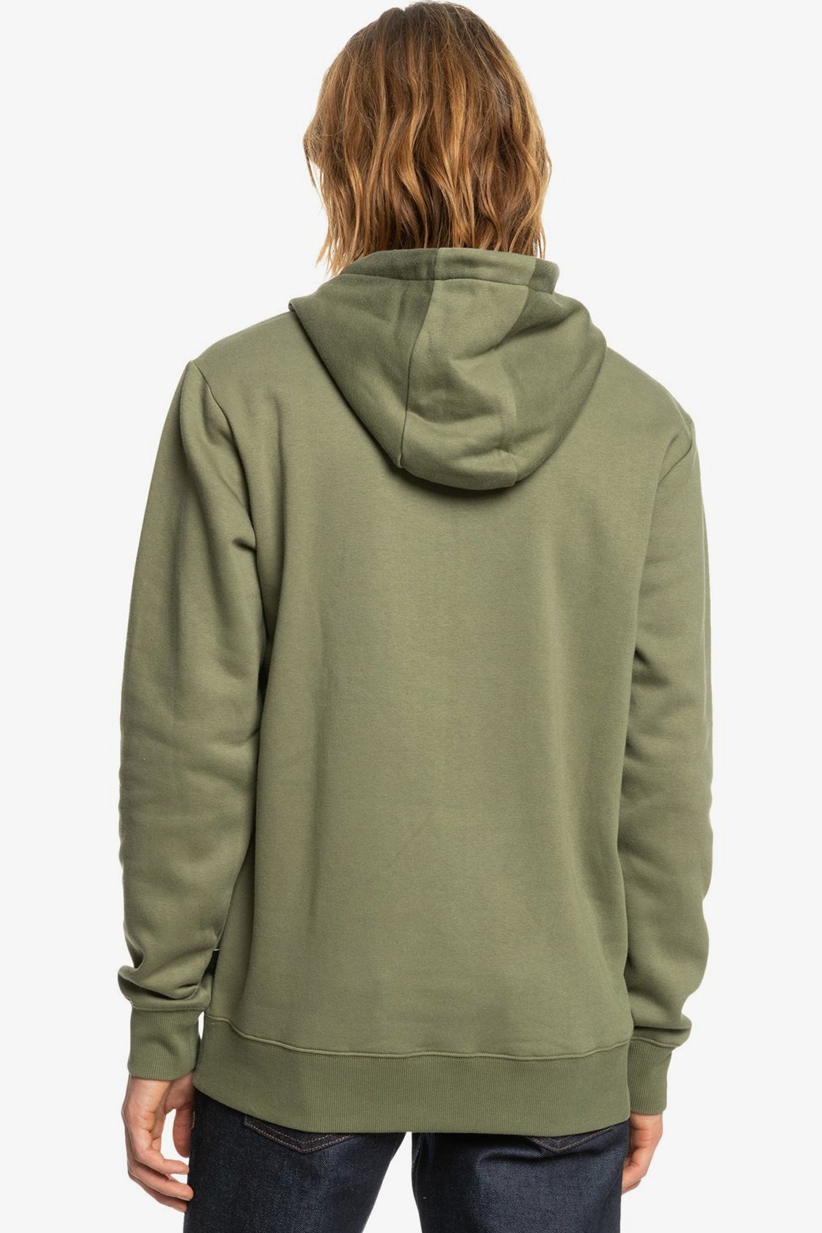 Quiksilver Big Logo Erkek Kapşonlu Sweatshirt EQYFT04450-GPH0 Haki