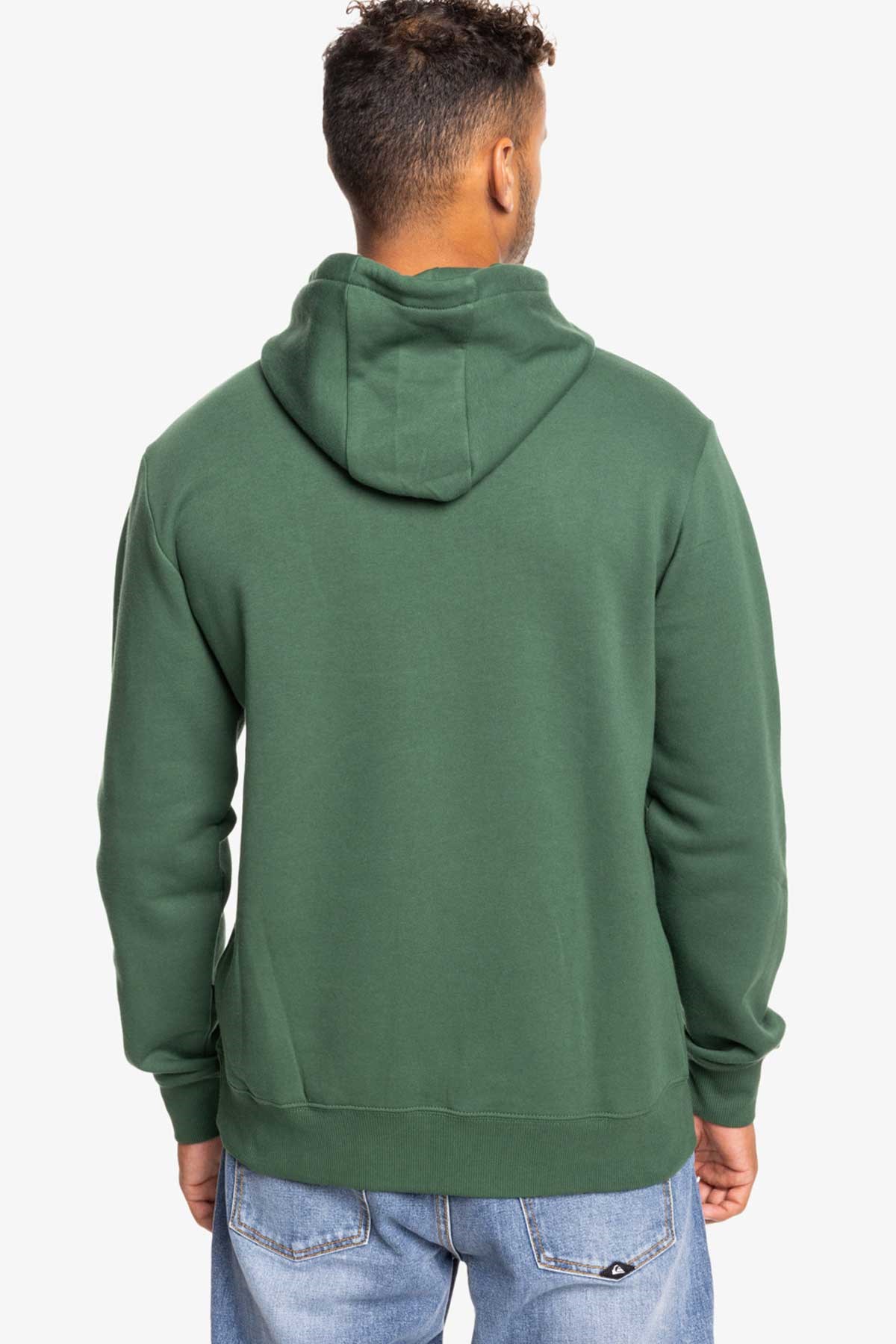 Quiksilver Big Logo Hood Erkek Sweatshirt EQYFT04450-GSG0 Yeşil