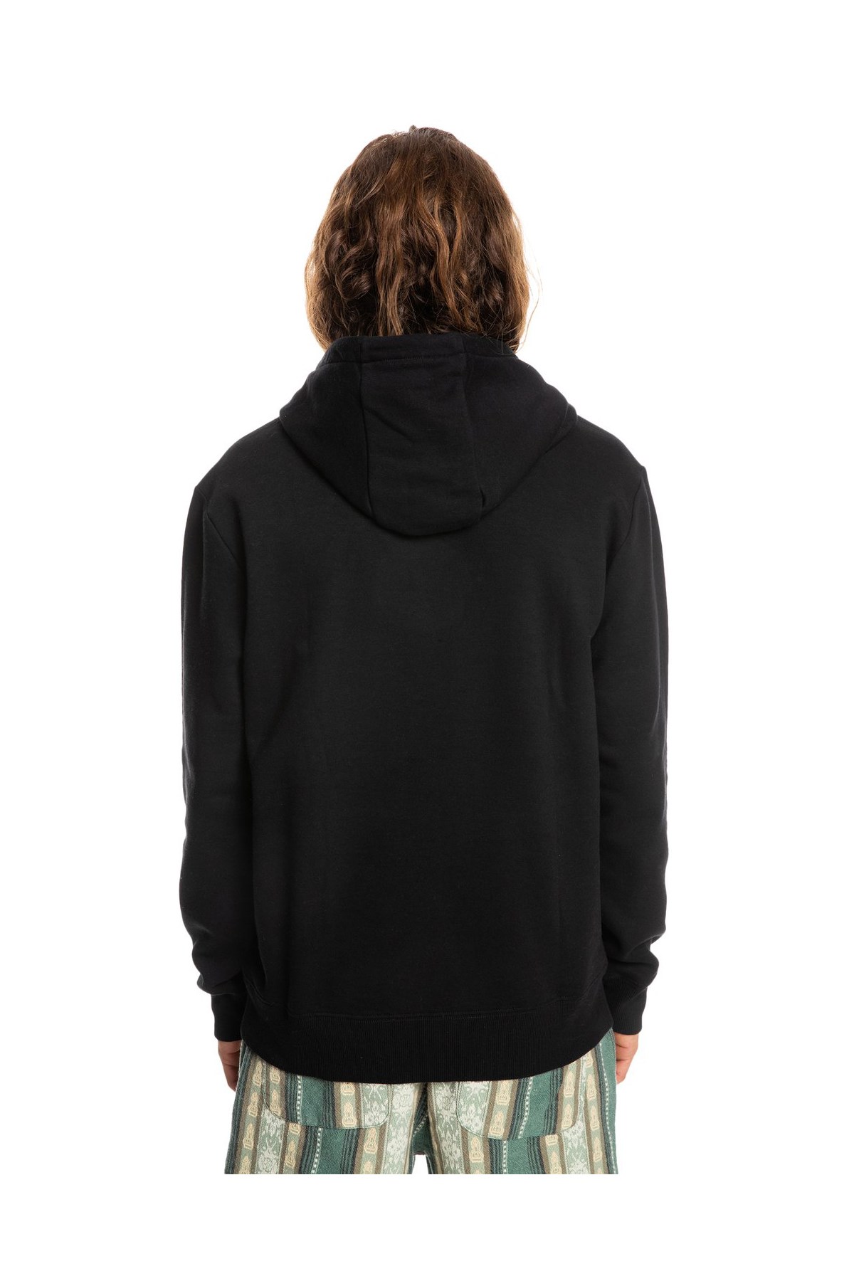 Quiksilver Big Logo Erkek Kapşonlu Sweatshirt EQYFT04450-KVJ0 Siyah